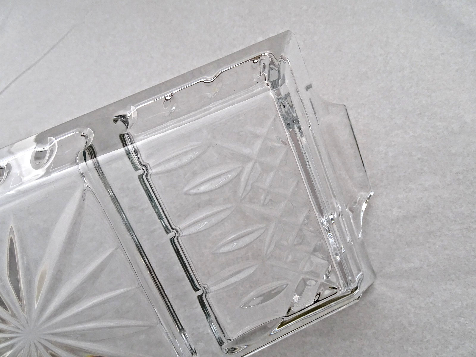 Waterford Crystal Lismore 3-Part Serving Dish / Free Shipping