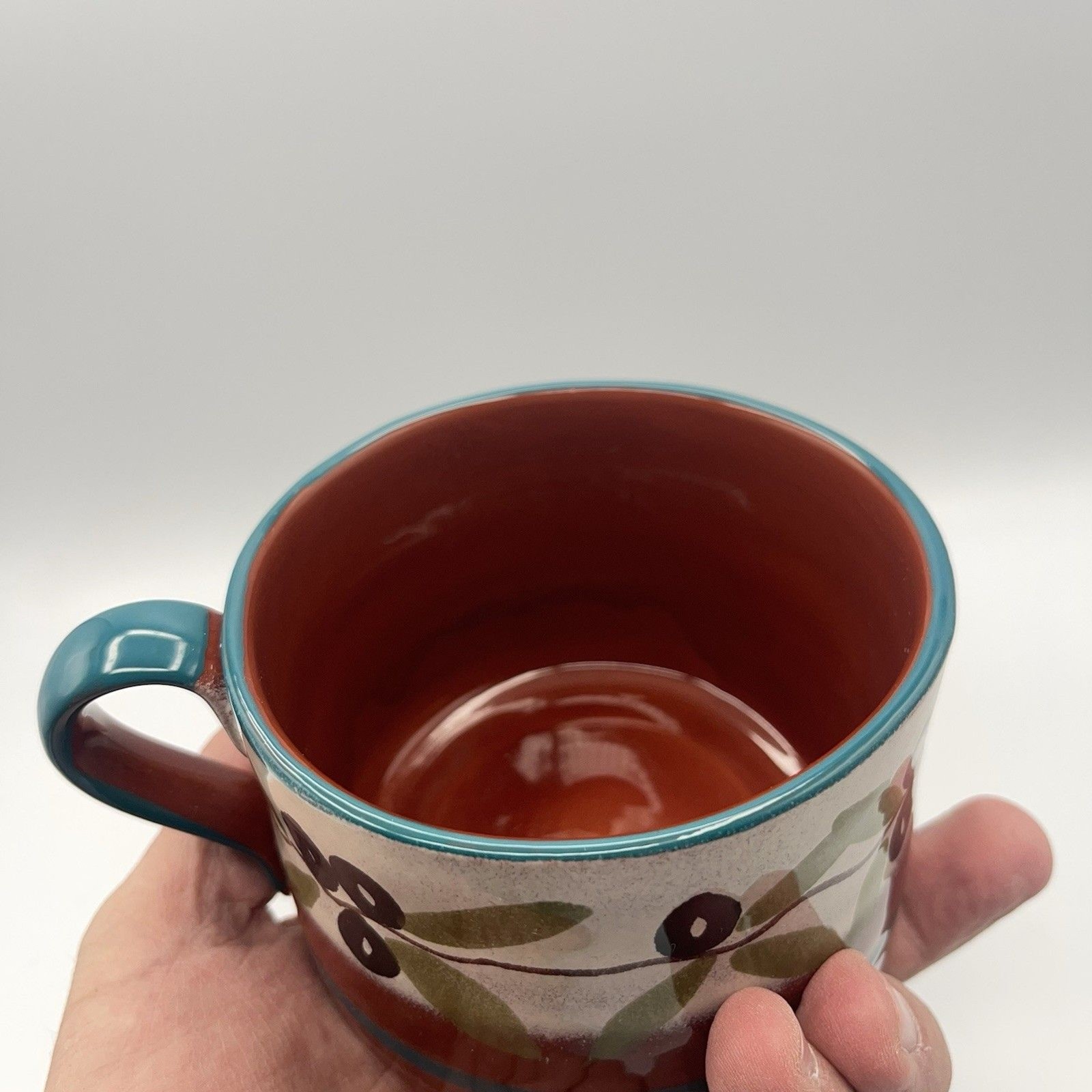 Handpainted Studio Art Mug – Olives