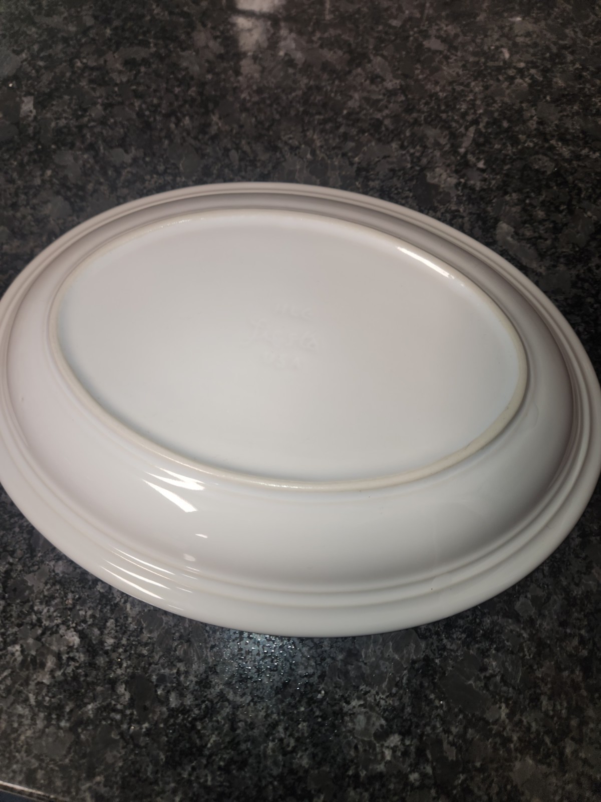 Fiesta/Fiestaware Homer Laughlin White 11 5/8″ Serving Platter Excellent