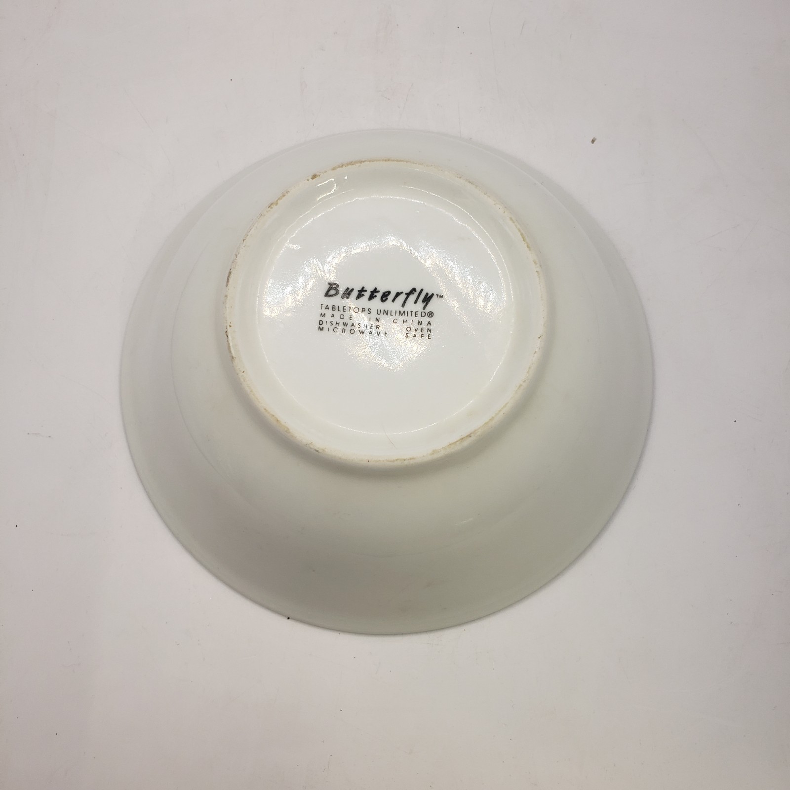 2 Tabletops Unlimited Butterfly Ladybug 7” Cereal / Soup Bowls