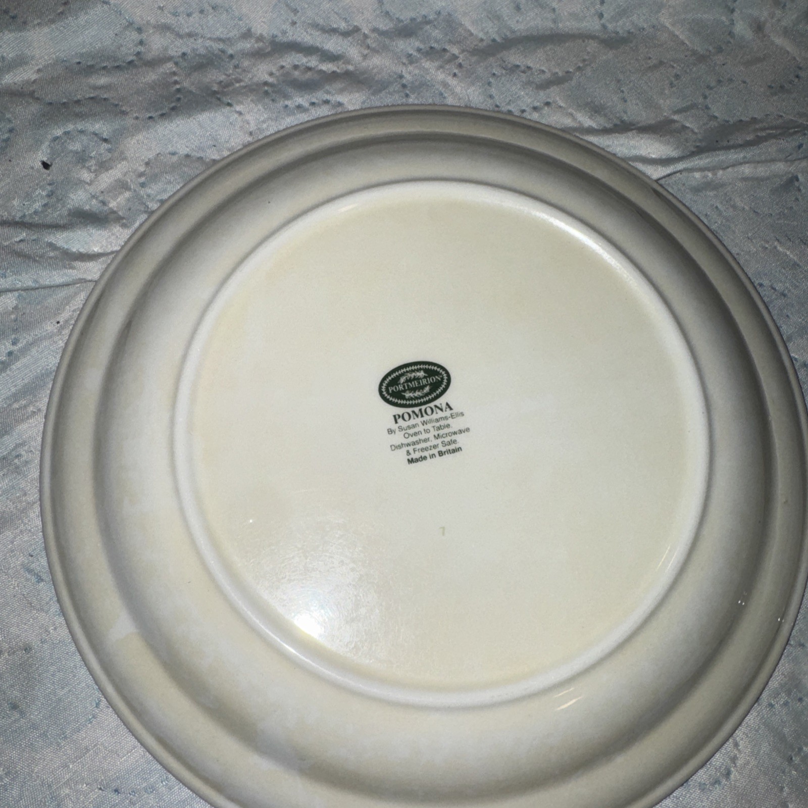 Pomona Portmeirion 8.5″ 3 Salad Plate Reine Claude Plum and fig Fruit