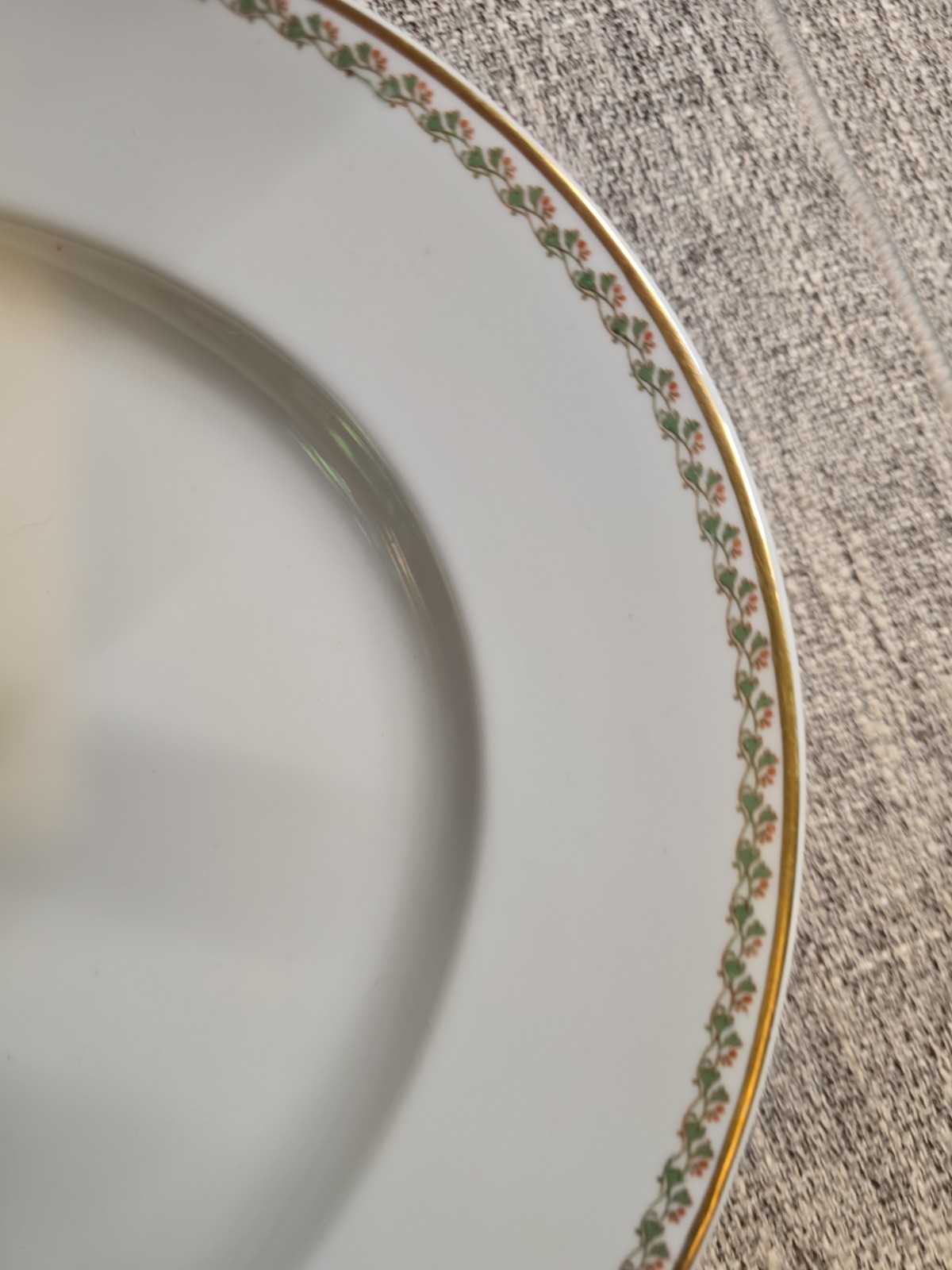 Haviland Limoges LISBON Large 16″ Platter Gold Trim Rare