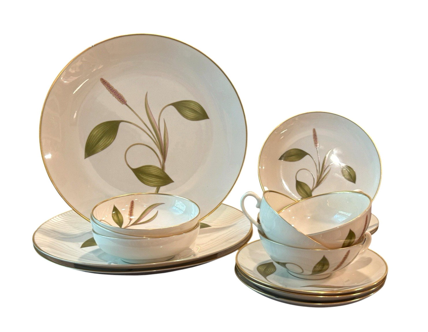 Vintage Franciscan Mesa Dinner Set for 3 ~ Plates Bowl Cup & Saucer 15 pcs USA