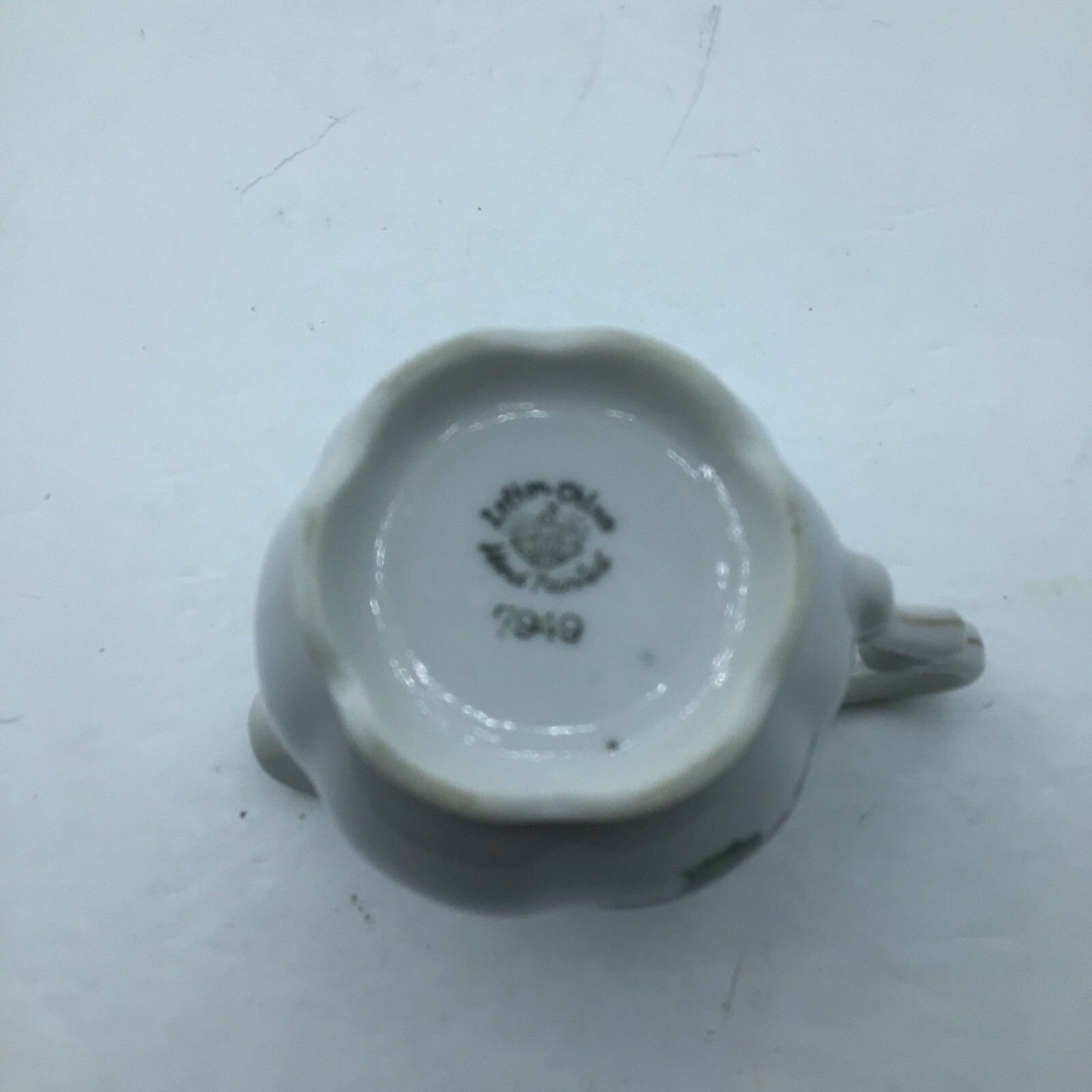 Lefton China Holly Berry Vintage Creamer Pitcher 7949