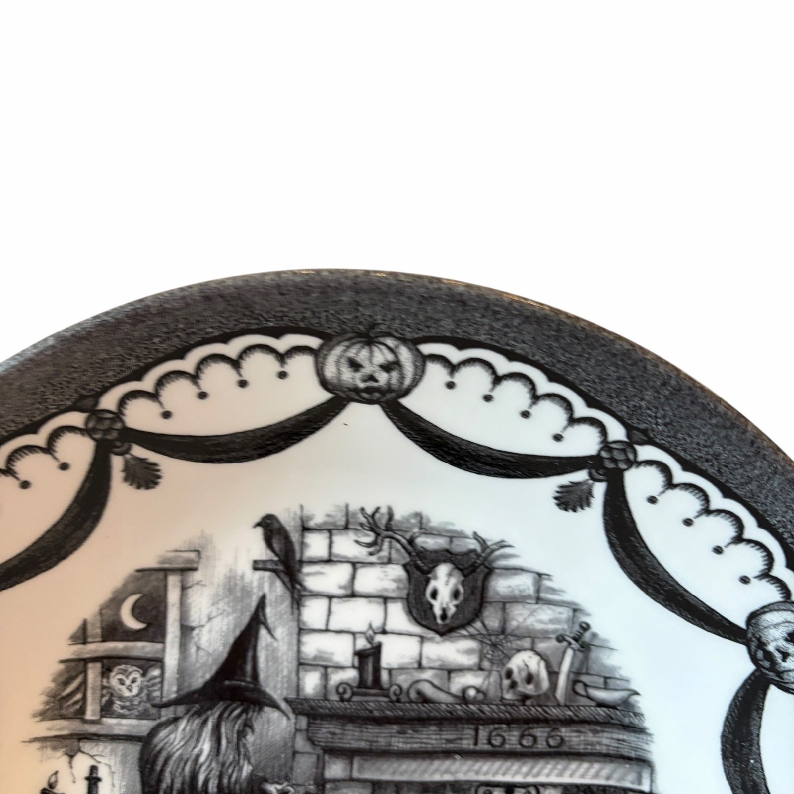 Royal Stafford HALLOWEEN HOME Cereal Bowls 7.75in Set of 4 Ceramic Spooky New