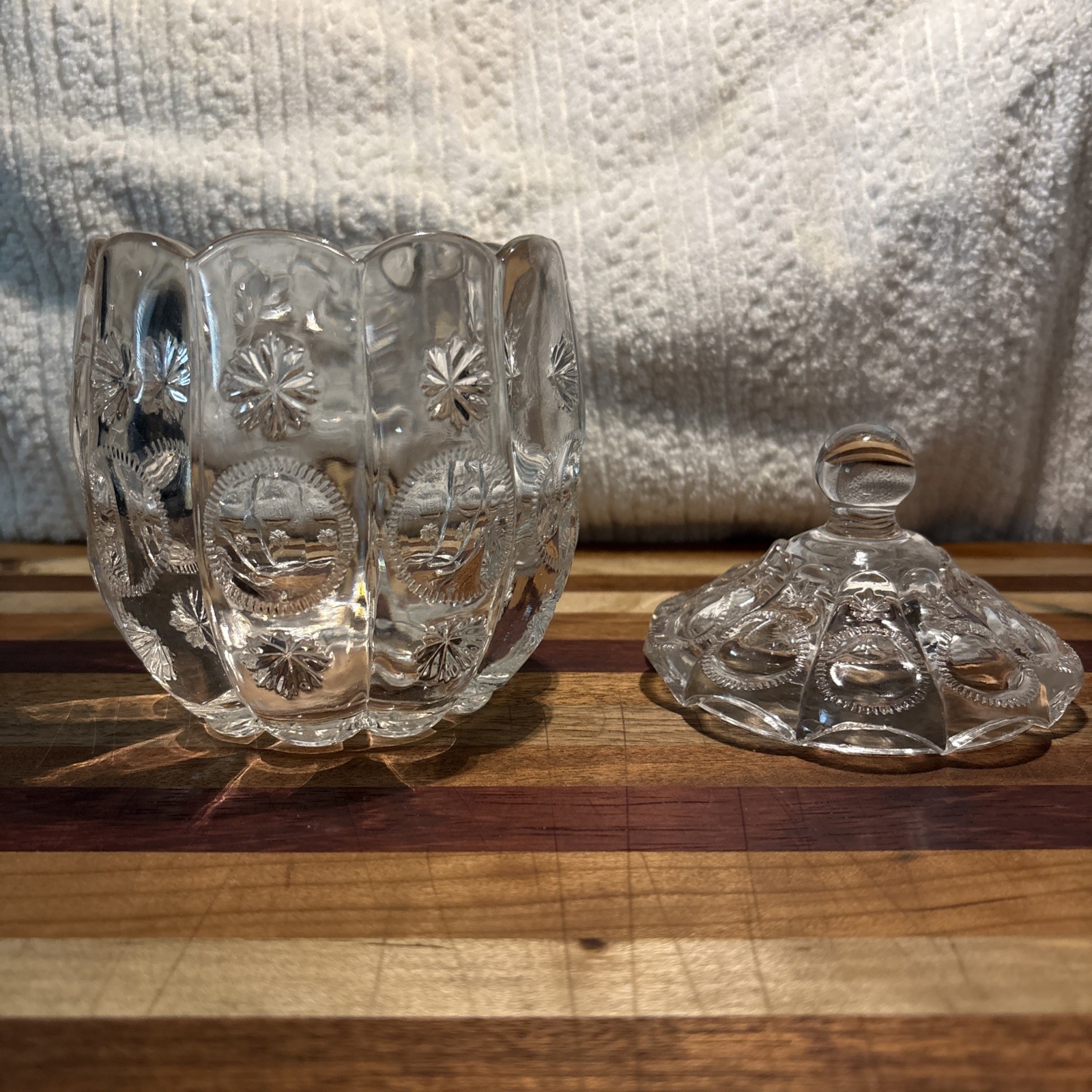 c1890-1920 EAPG Dalzell Gilmore Leighton Priscilla Moon Star 4pc set