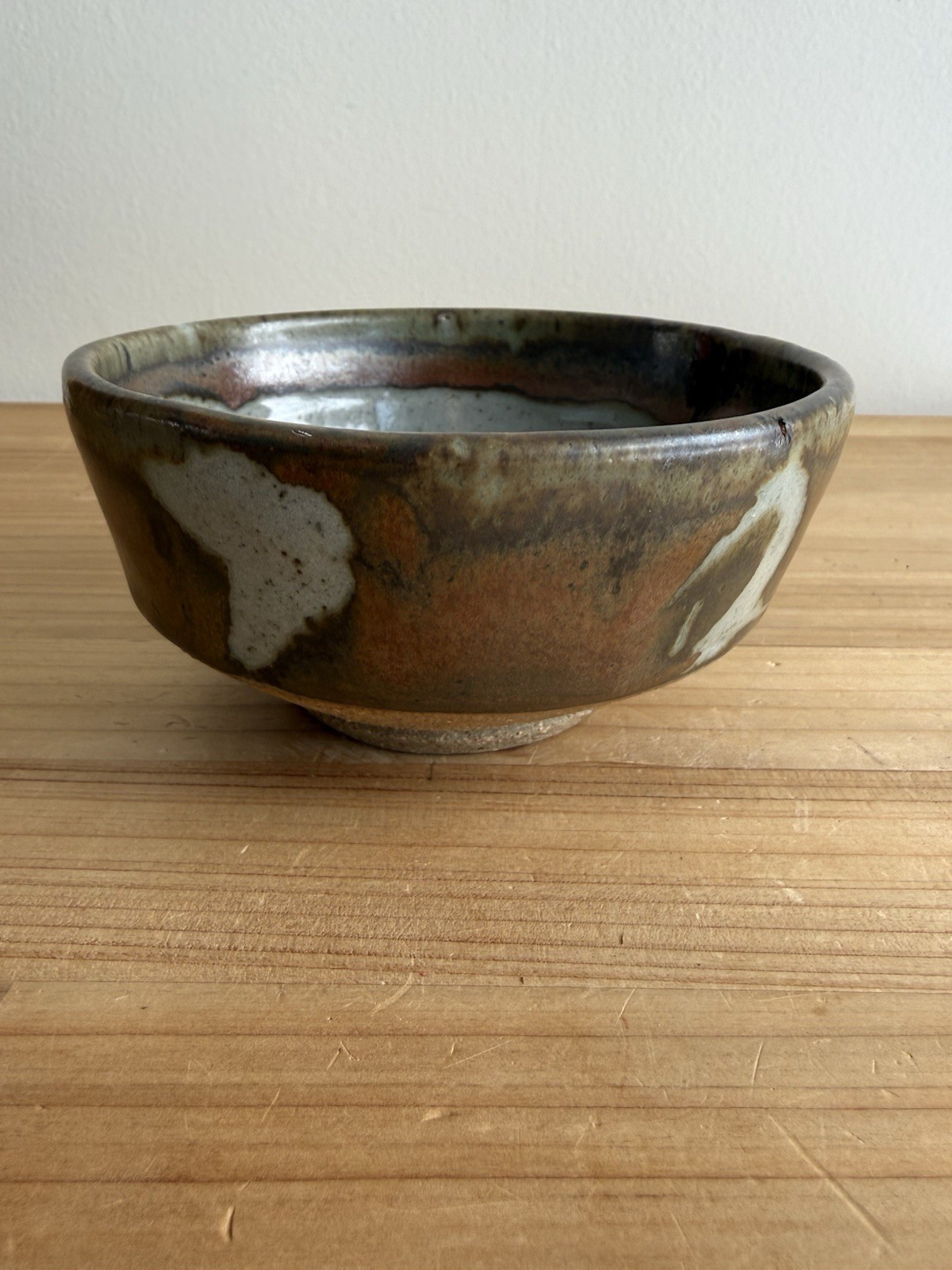 Vintage Pottery Ceramic Bowl w/ Makers Mark Matcha Tea Bowl Home Decor