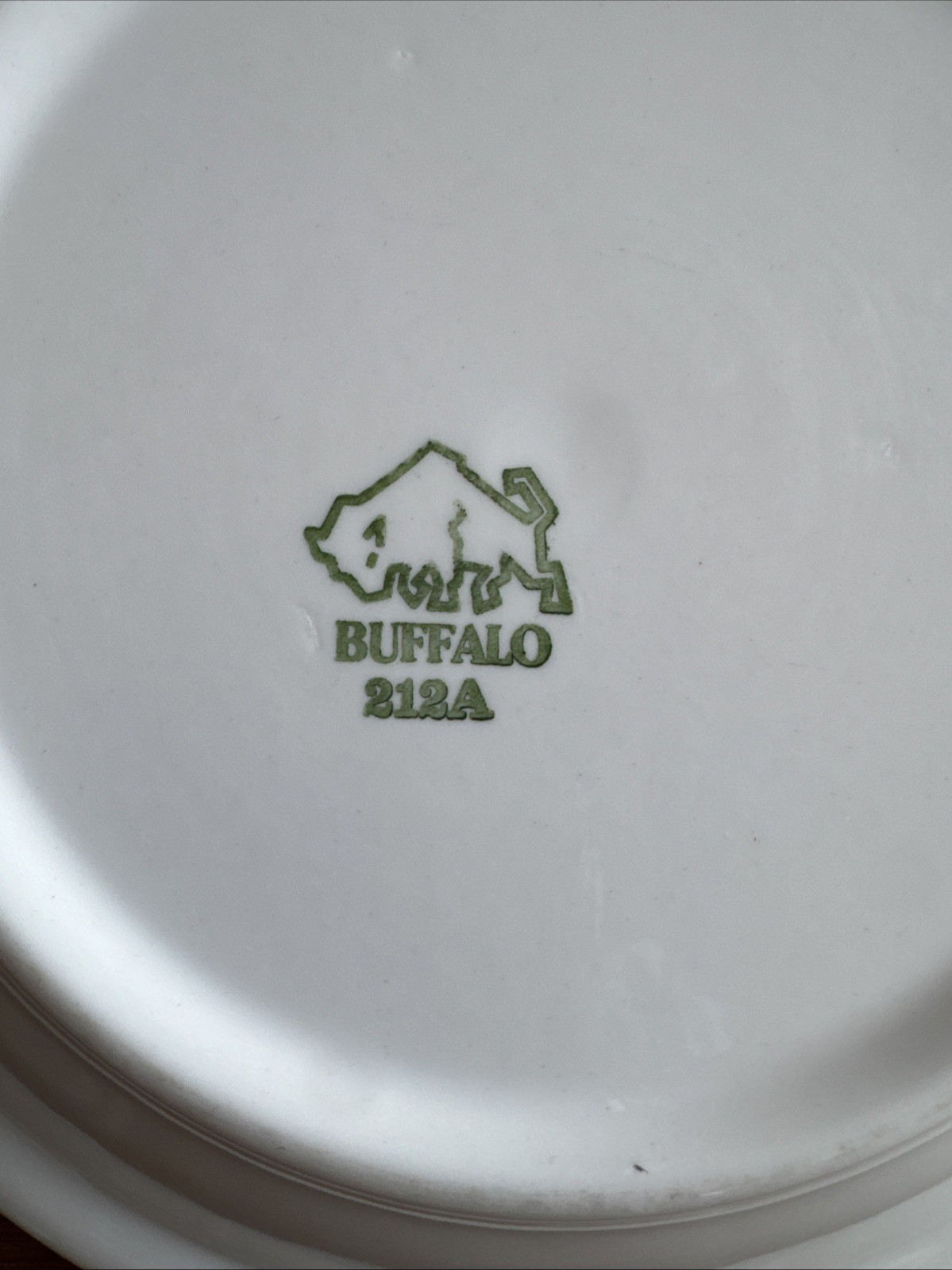 Vintage Buffalo China White Restaurant 6 1/4″” Bread Dessert Plates Set of 5