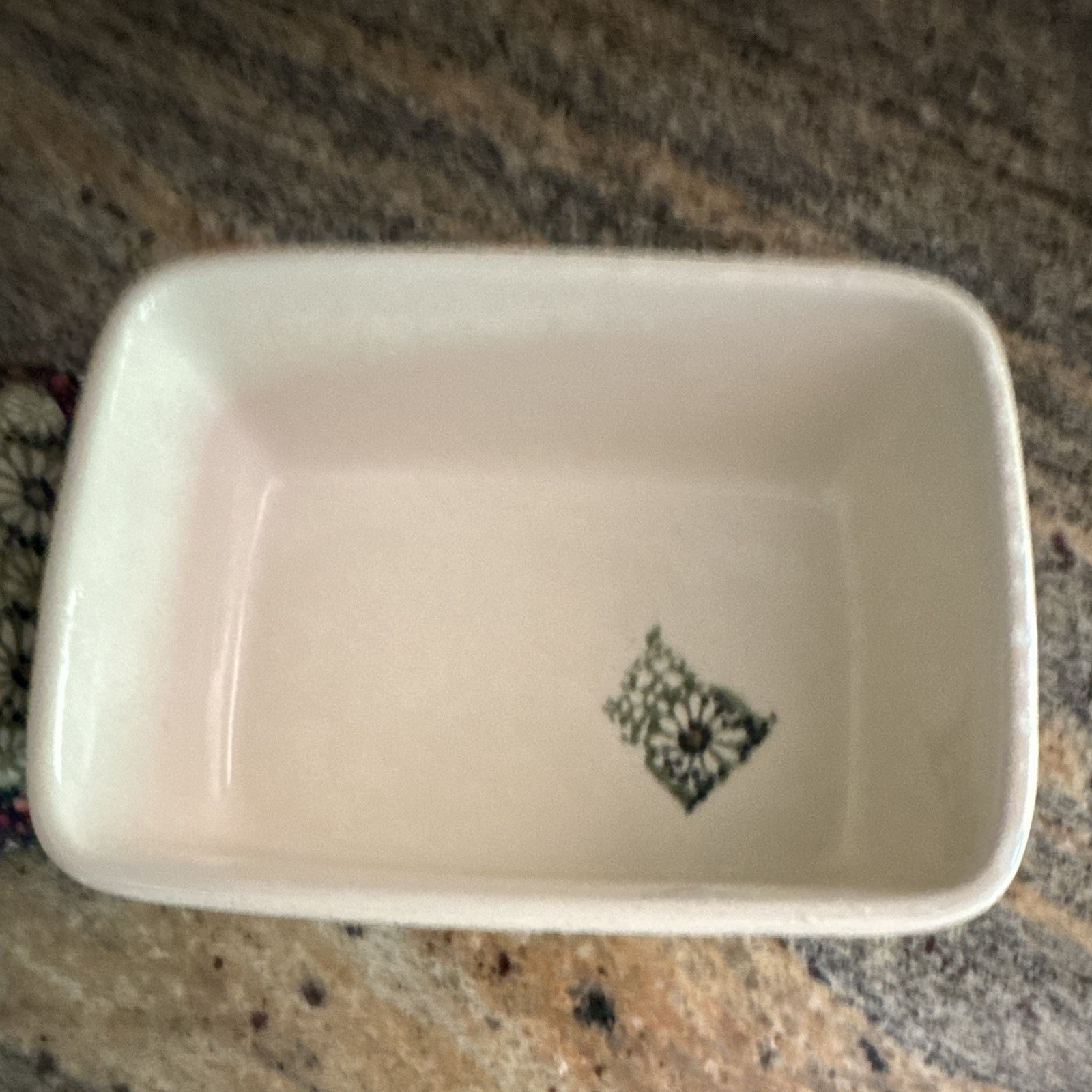 Manufaktura Handmade Polish Pottery Floral Covered Dish 20 oz Rectangular MPN 21