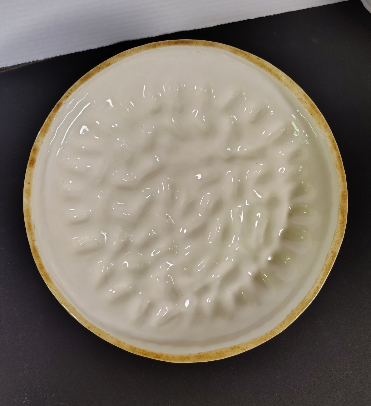 Pecan Pie COVER ONLY With Handle For Pie Dish 10-3/8 Inch Outer Diameter
