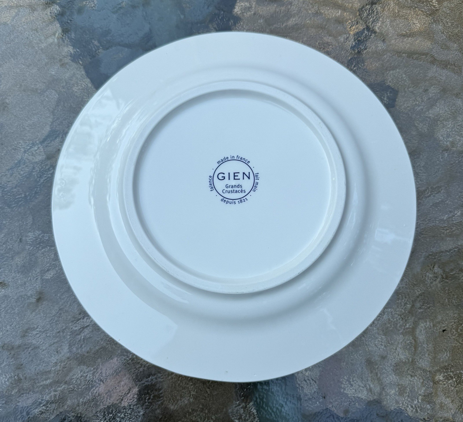 Gien Grands Crustaces 9” Salad Scalloped Plate Set Shellfish France 2015 Set-6