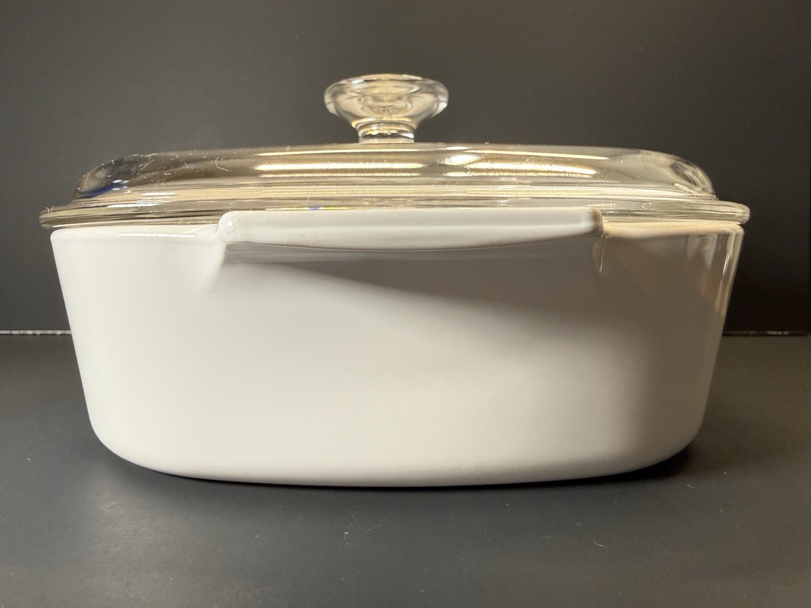 Vintage CorningWare “Blue Velvet Rose” A-2-B 2L Casserole Dish + Glass Lid