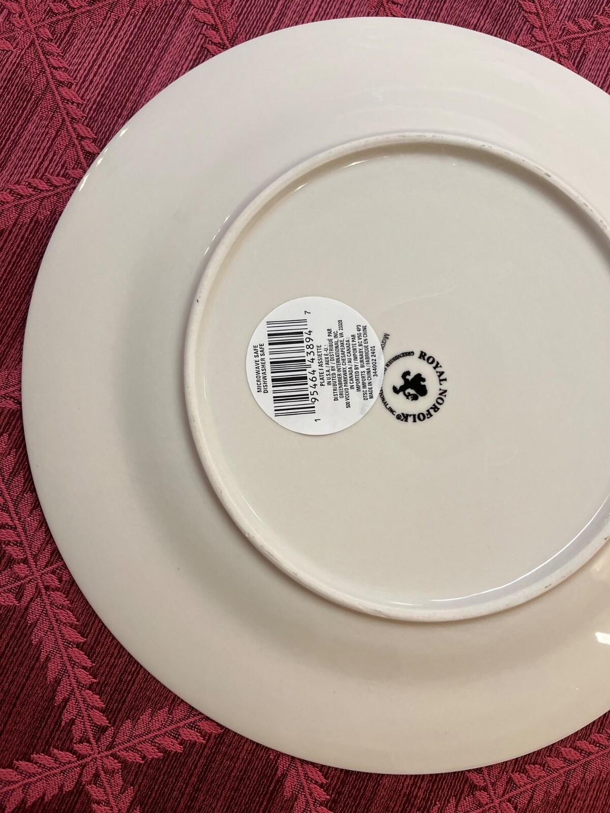8 NEW Royal Norfolk Yellow Honey BUMBLE BEE Dinner Plates