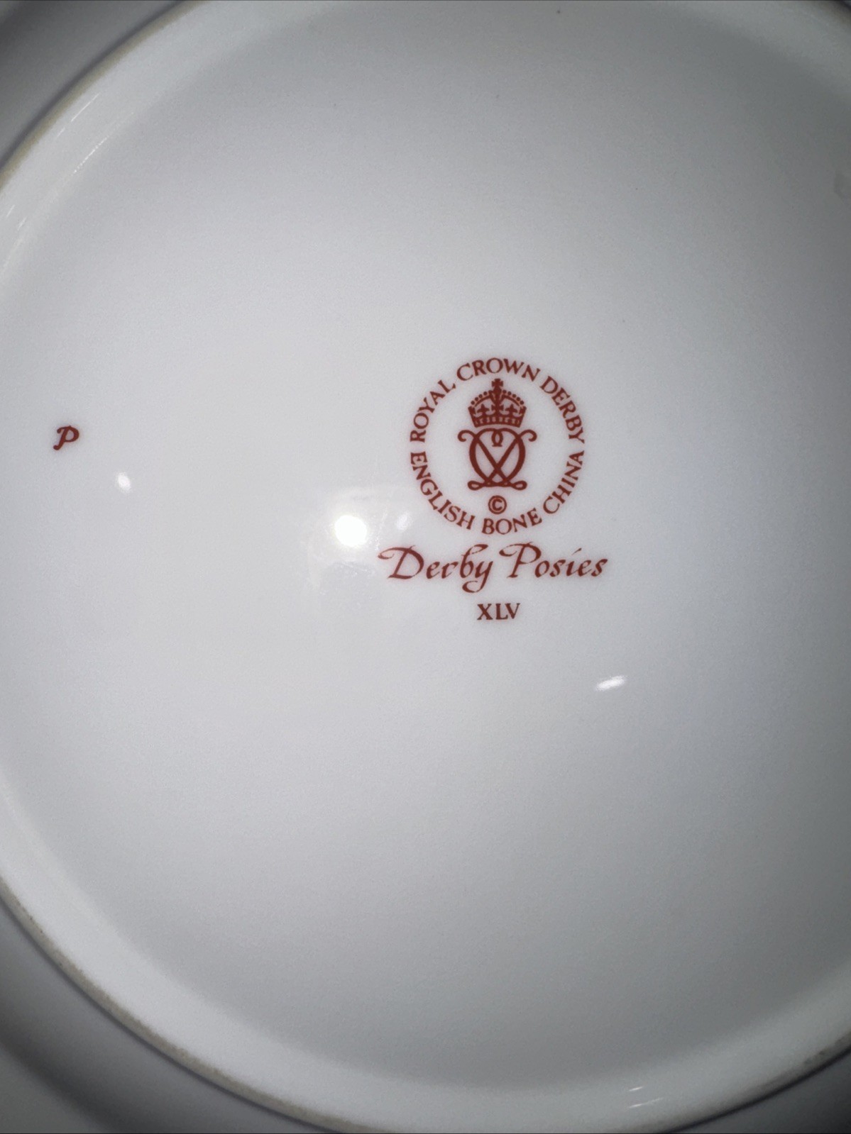 Royal Crown Derby “Derby Posies” Dinner Plate. English Bone China