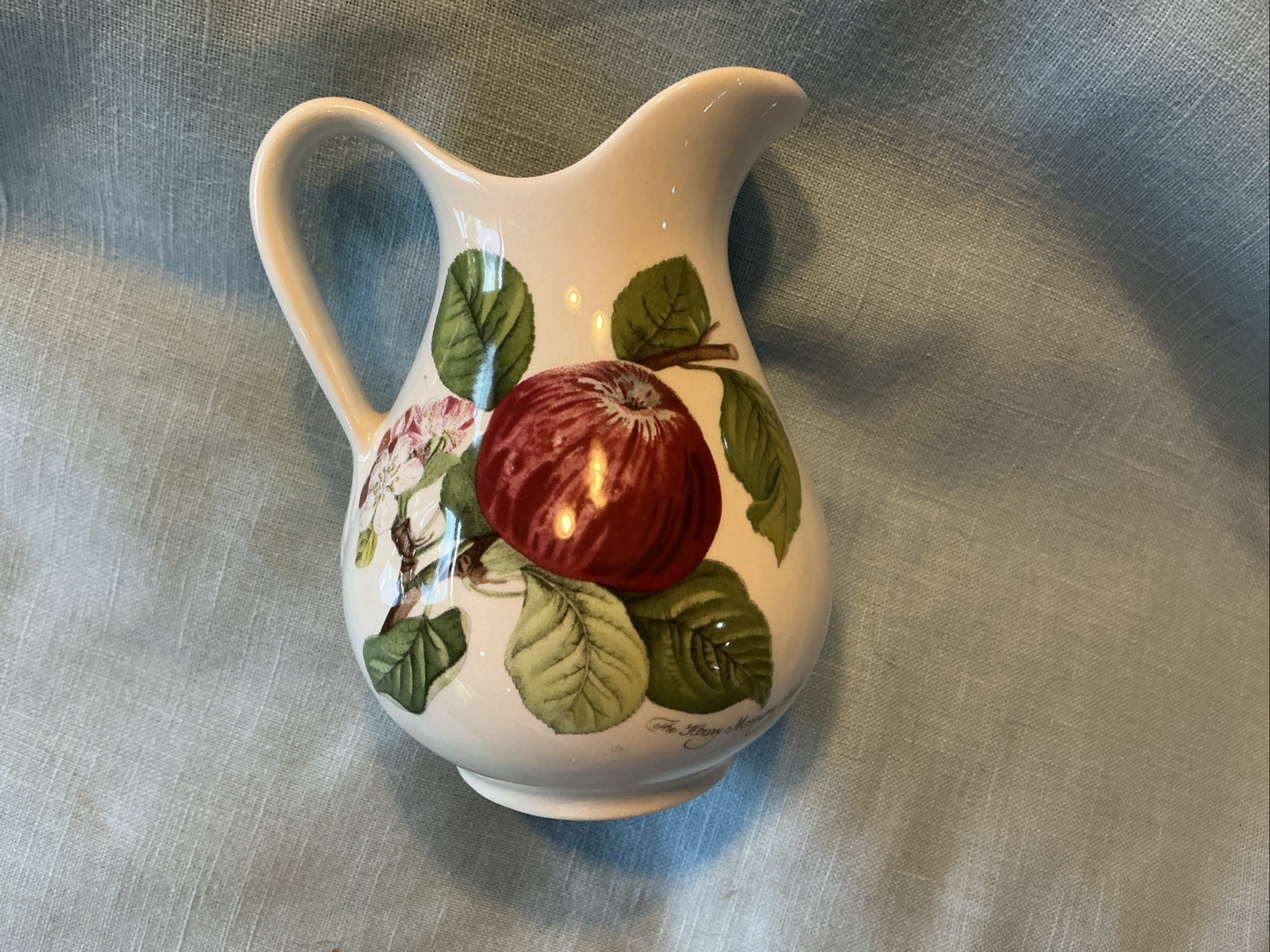 Portmeirion Pomona Small Creamer Pitcher Vintage Orange Stamp