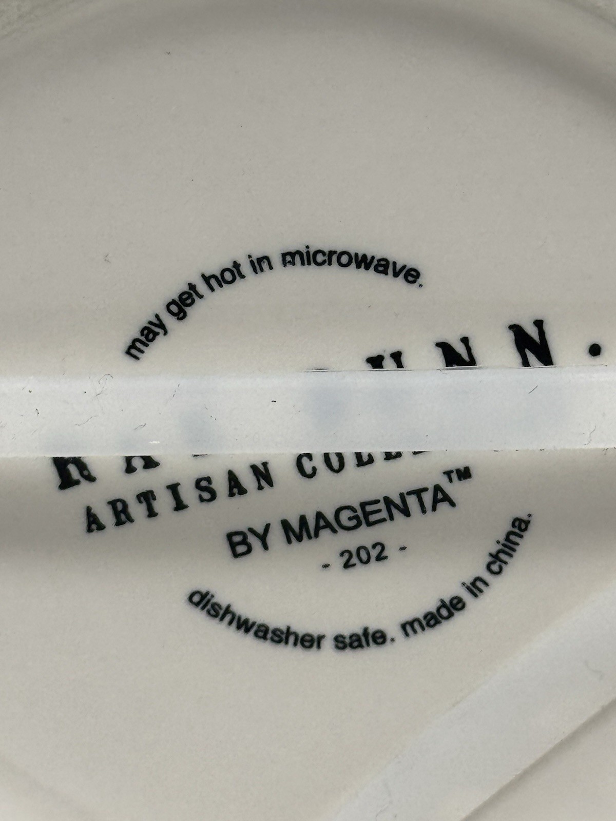 Rae Dunn “LET’S EAT” & ”Bon Appetit” Cereal / Soup Bowl 4.5” Ceramic – LOT of 2