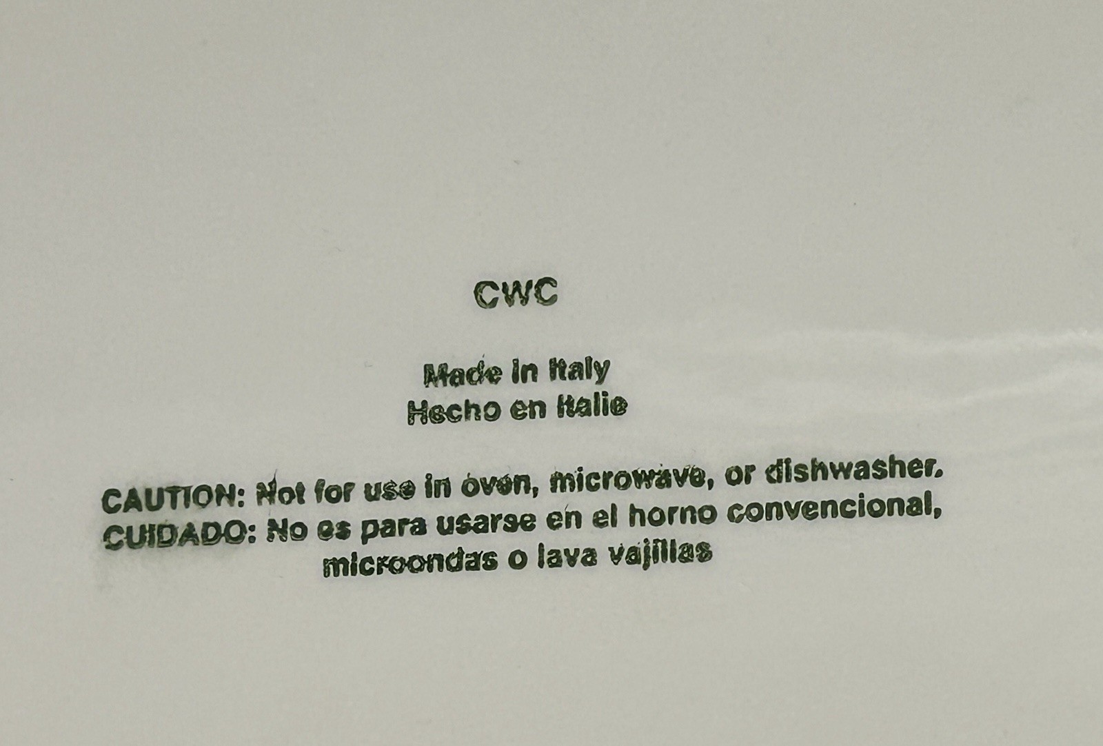 Vintage CWC Jumbo Italian Ceramic Platter Mixed Fruit Tray 26”