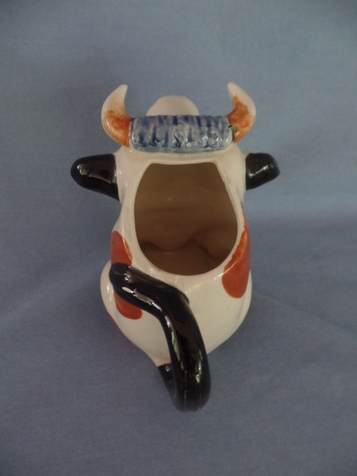 vintage ceramic BULL CREAMER 4″ tall Made in Occupied Japan cute