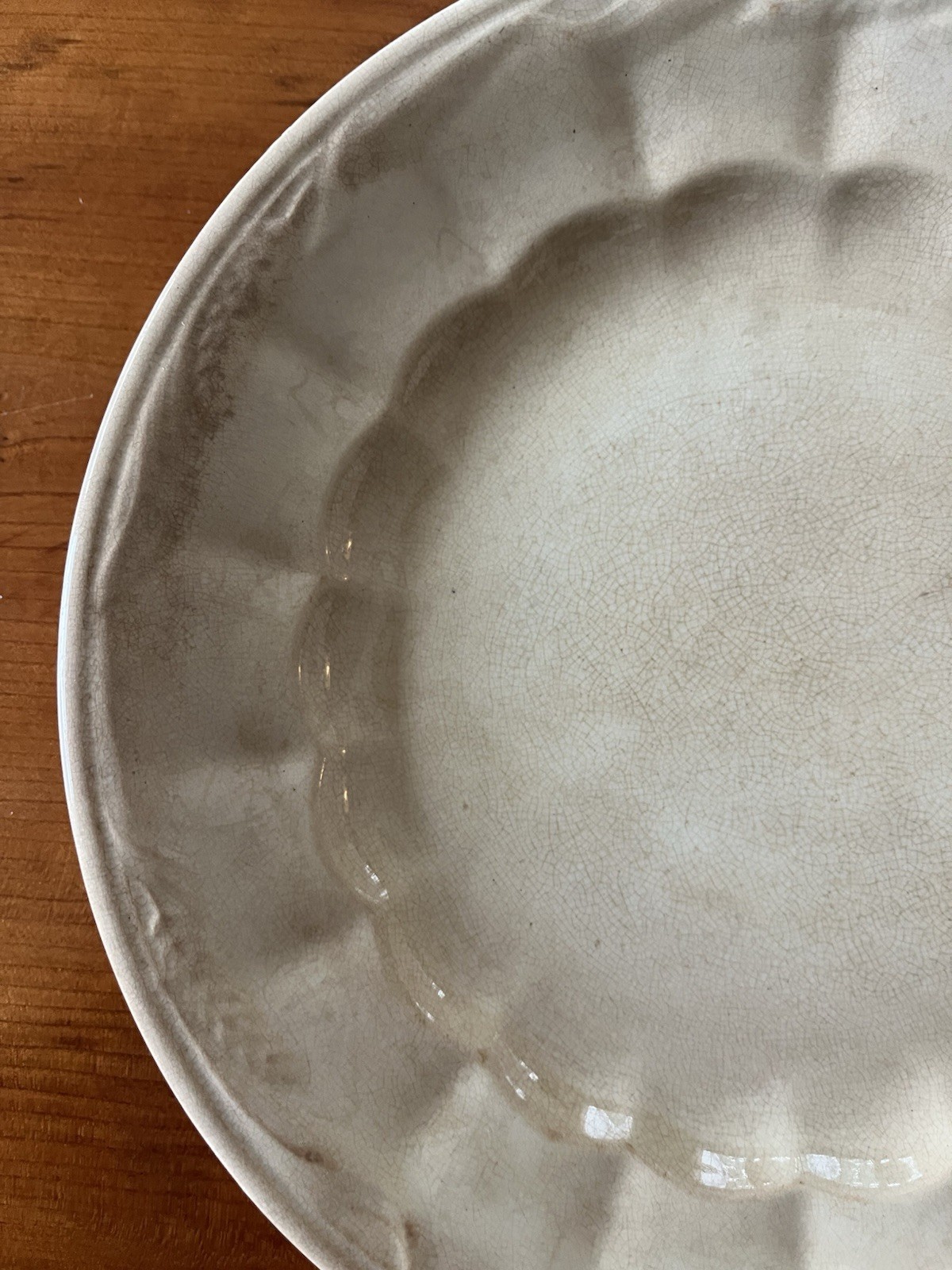 Elsmore And Forster Ironstone China Wheat Plates Lot Of 3