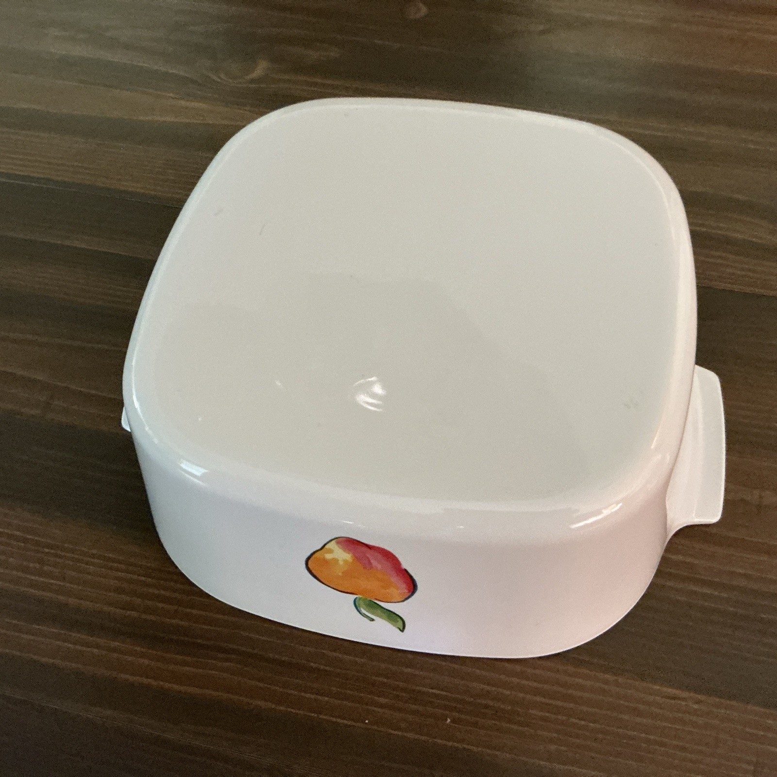 Rare and Vintage Corning Ware A-5-B 5 Qt Casserole Fruit Basket Apple with Lid