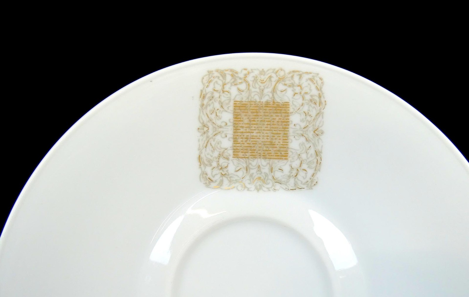 Rosenthal Continental Porcelain Lace Antique Vintage 2.2″ Cup & Saucer Set 1963