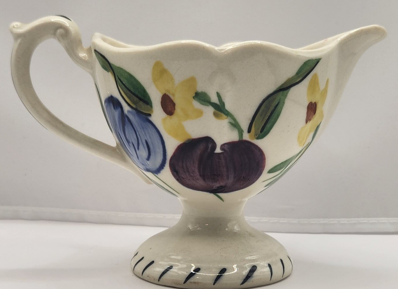 Vintage Blue Ridge China Easter Parade Creamer & Sugar Bowl
