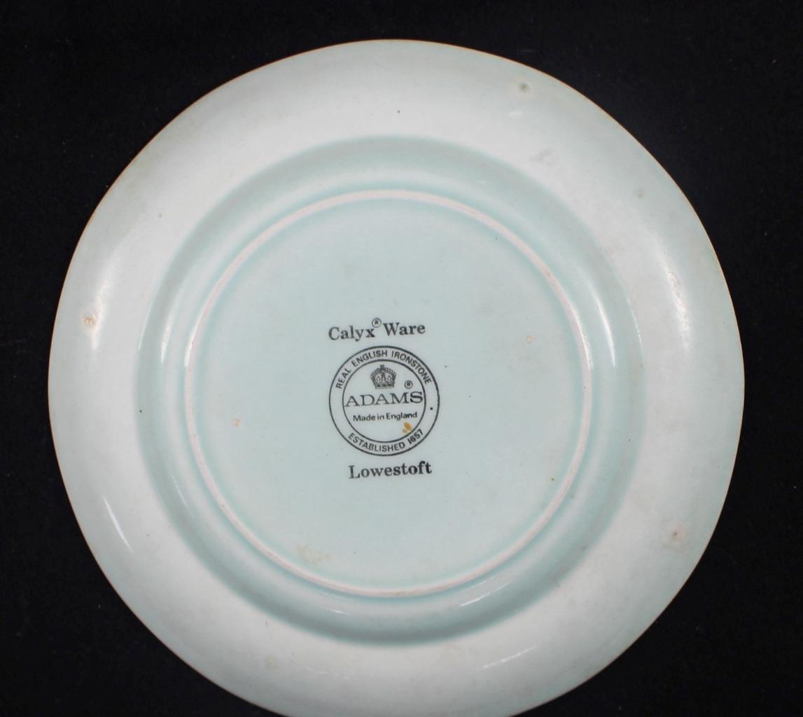 Adams Lowestoft Four Piece Assortment Current Modern Backstamp
