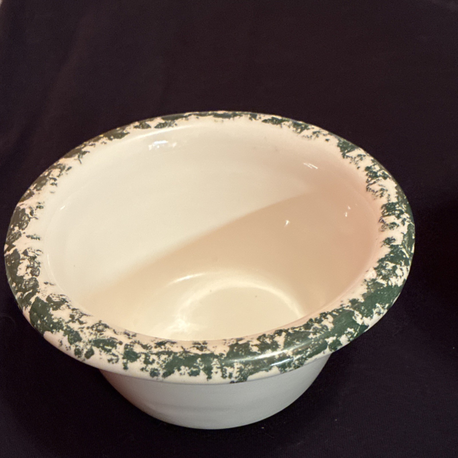 2-Piece Ceramic Round ice and Dip Bowl Set, White/Green Multicolor Rooster