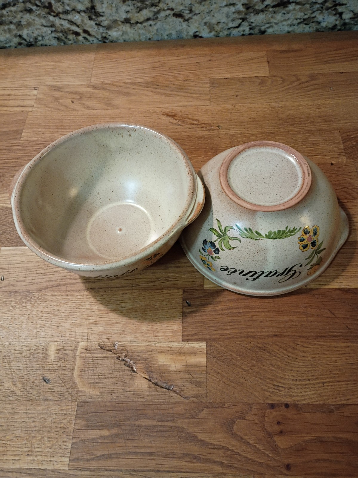 Pomaireware Ceramic Earthenware Bowl – Set of 2