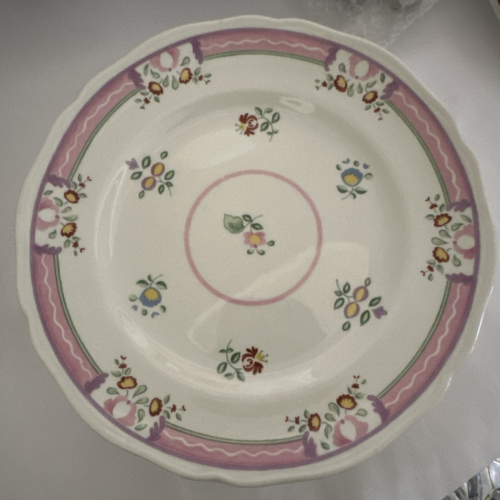 Laura Ashley Alice Dessert/Bread Plate ~ Country England 6 7/8”Excellent