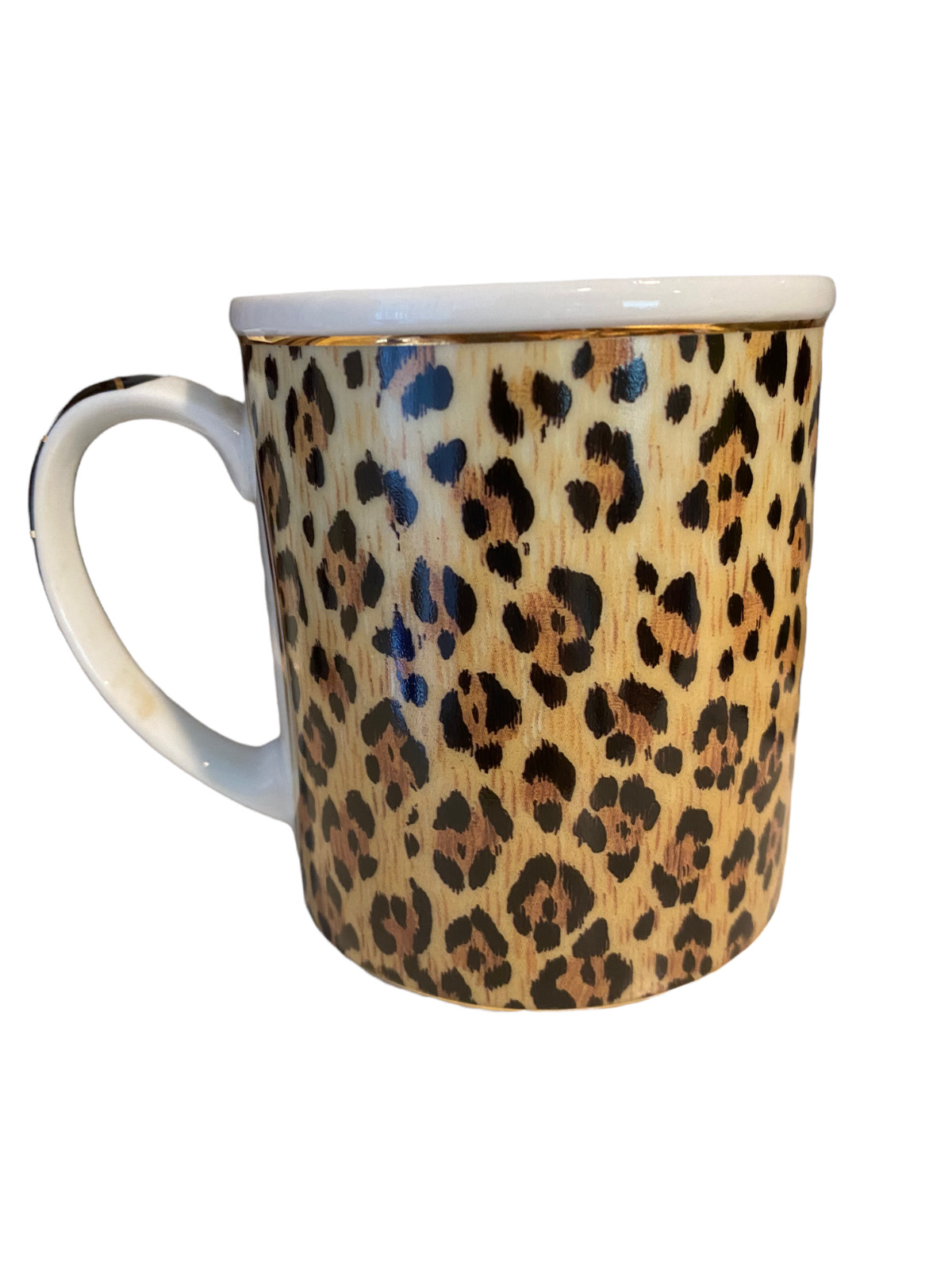 Lynn Chase Mug Amazonian Jaguar Ceramic Coffee Cup Animal Print Mug SIGNED