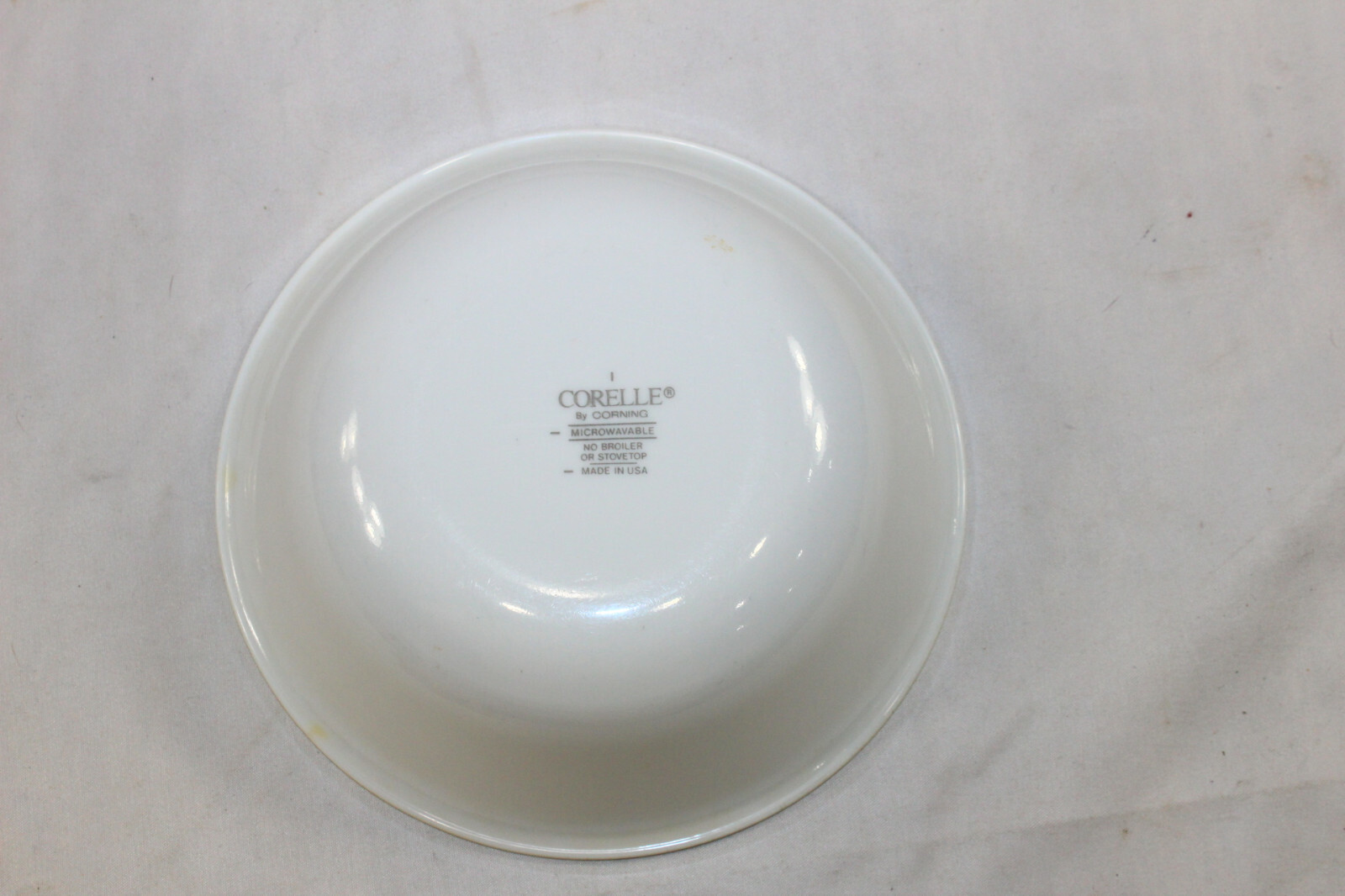 1 Corelle ROSEMARIE 6 1/4″ Cereal Soup Bowl (2 double green bands rings)