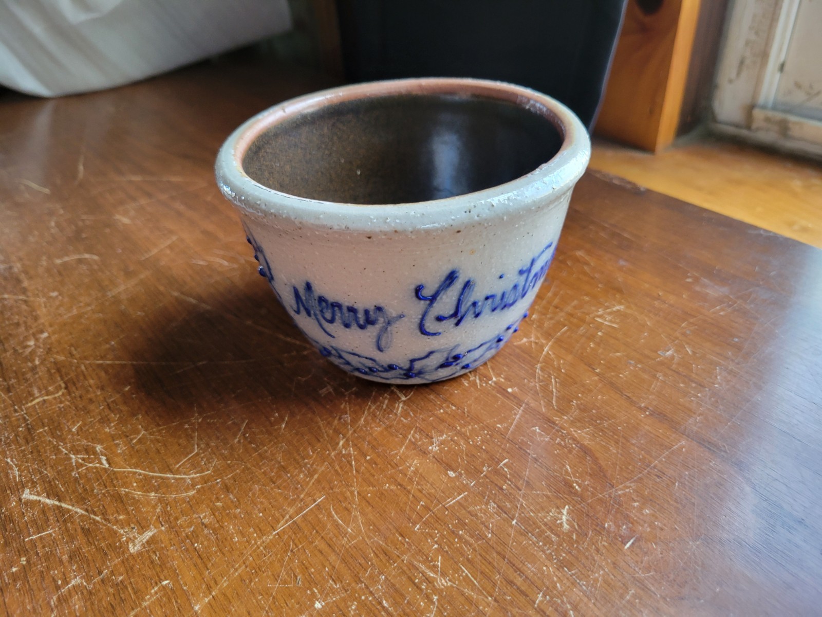 Salmon Falls Custard Cup? Merry Christmas 1994