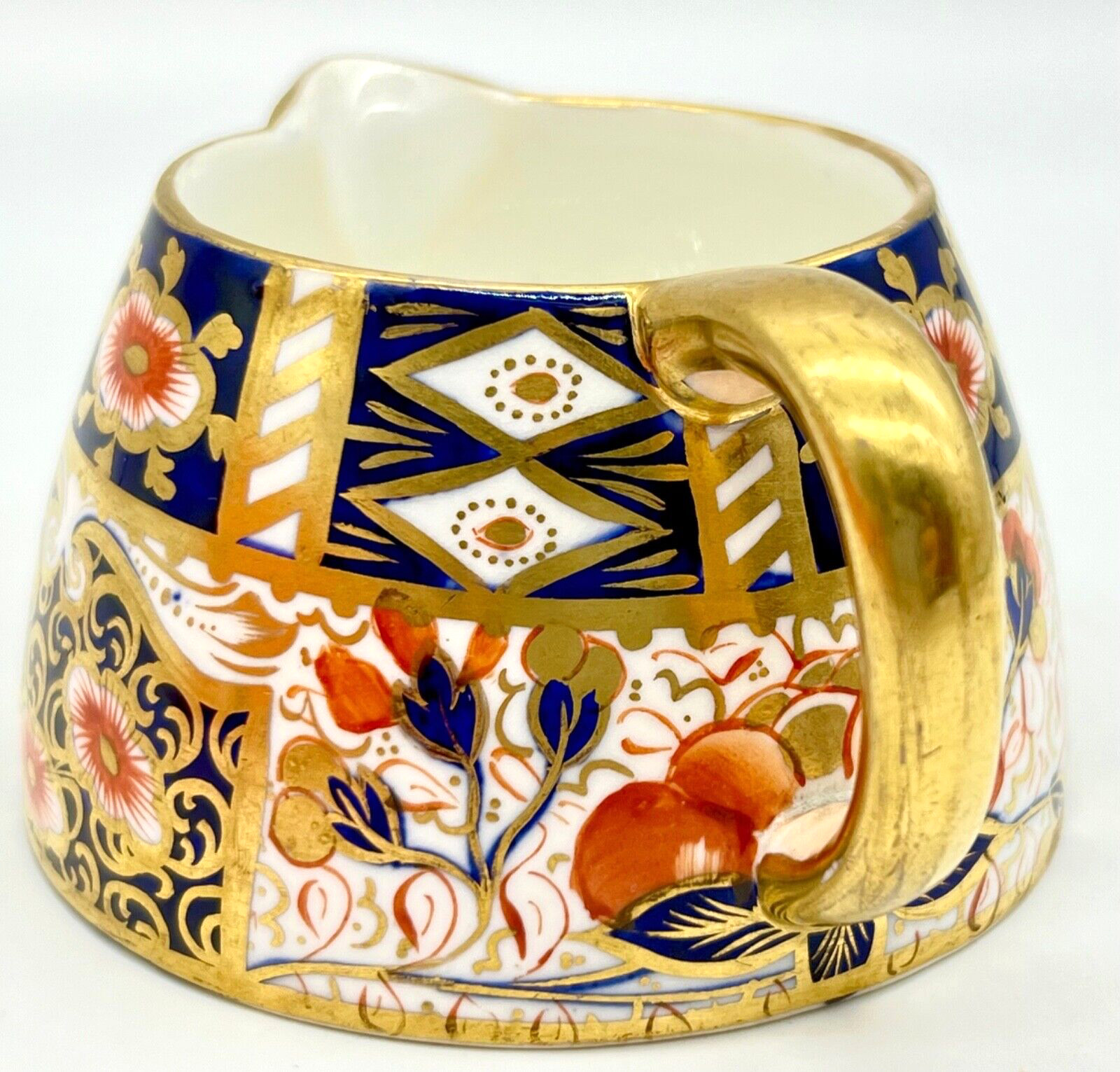 EXQUISITE ANTIQUE DAVENPORT IMARI CREAMER c1870, 6060, ENGLAND, EXCELLENT COND