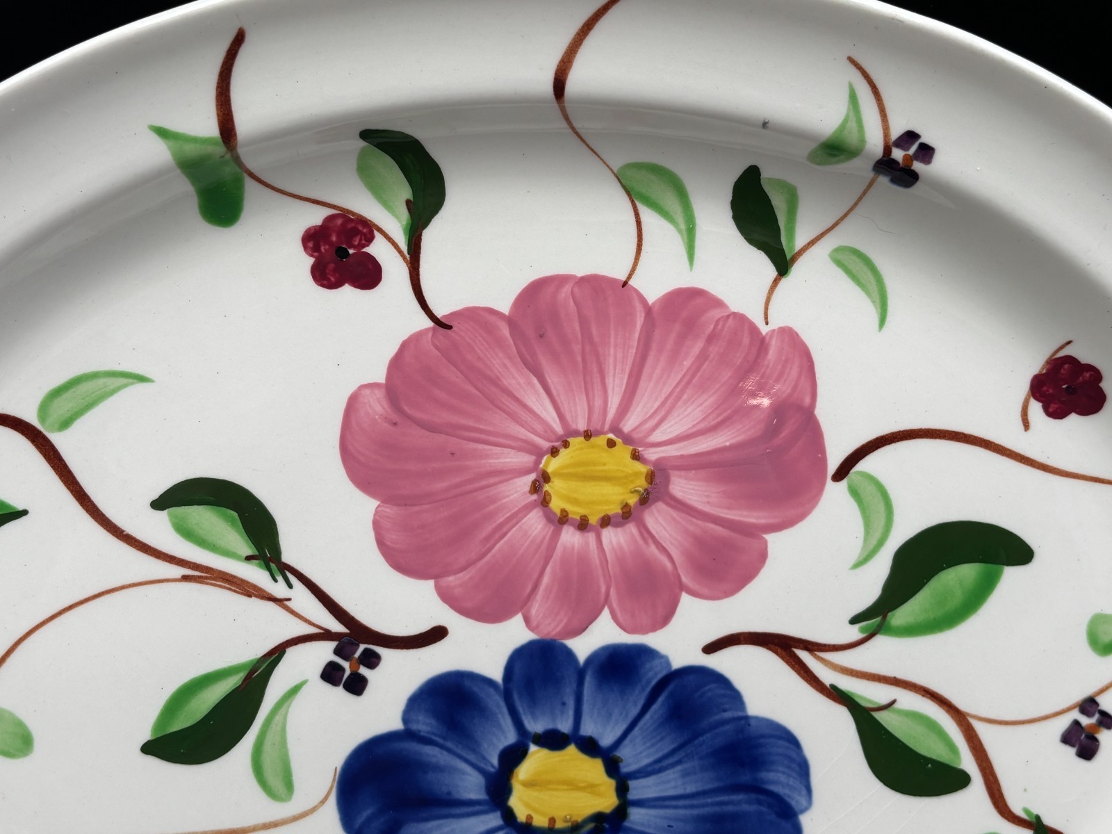 Blue Ridge Pottery “CUMBERLAND” ~ USA ~ Serving Platter ~ 13 1/2″ x 10 3/4″