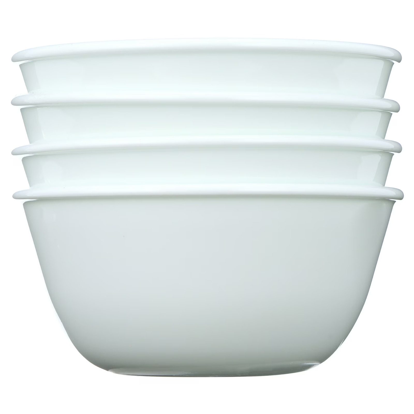 Corelle Winter Frost White 12 oz Glass Rice Bowl (Set of 4)