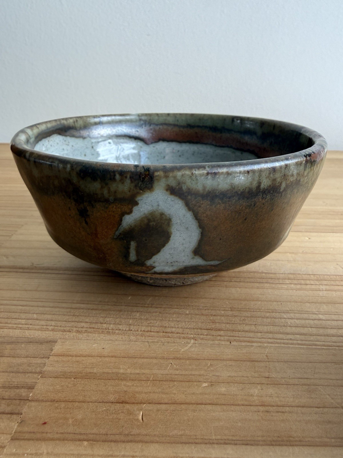 Vintage Pottery Ceramic Bowl w/ Makers Mark Matcha Tea Bowl Home Decor