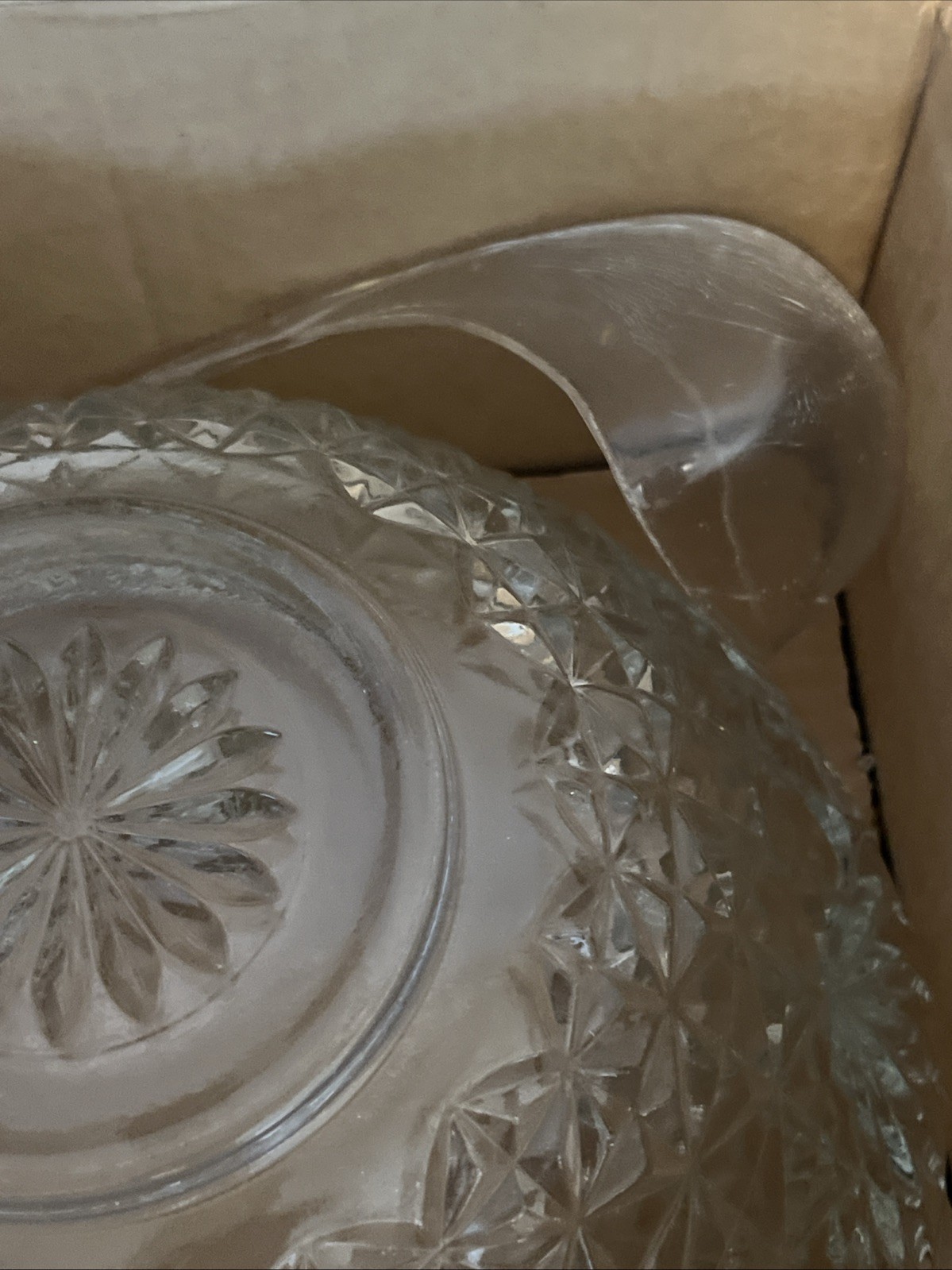 Vintage Anchor Hocking Arlington 16pc Punch Bowl Set Original Box 300/279C