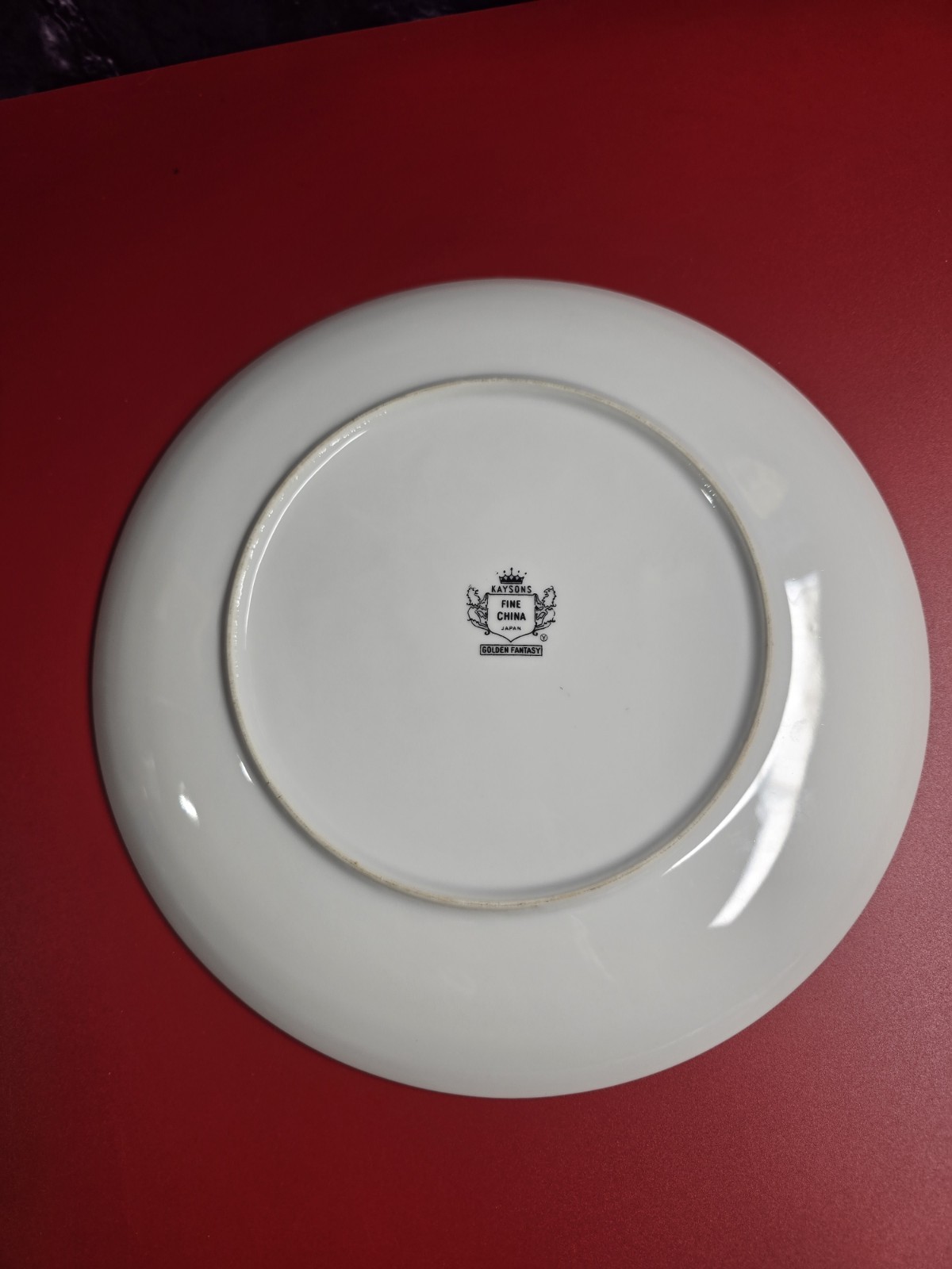 Kaysons Golden Fantasy 7 Dinner Plates, 9.25 Inches Fine China Japan