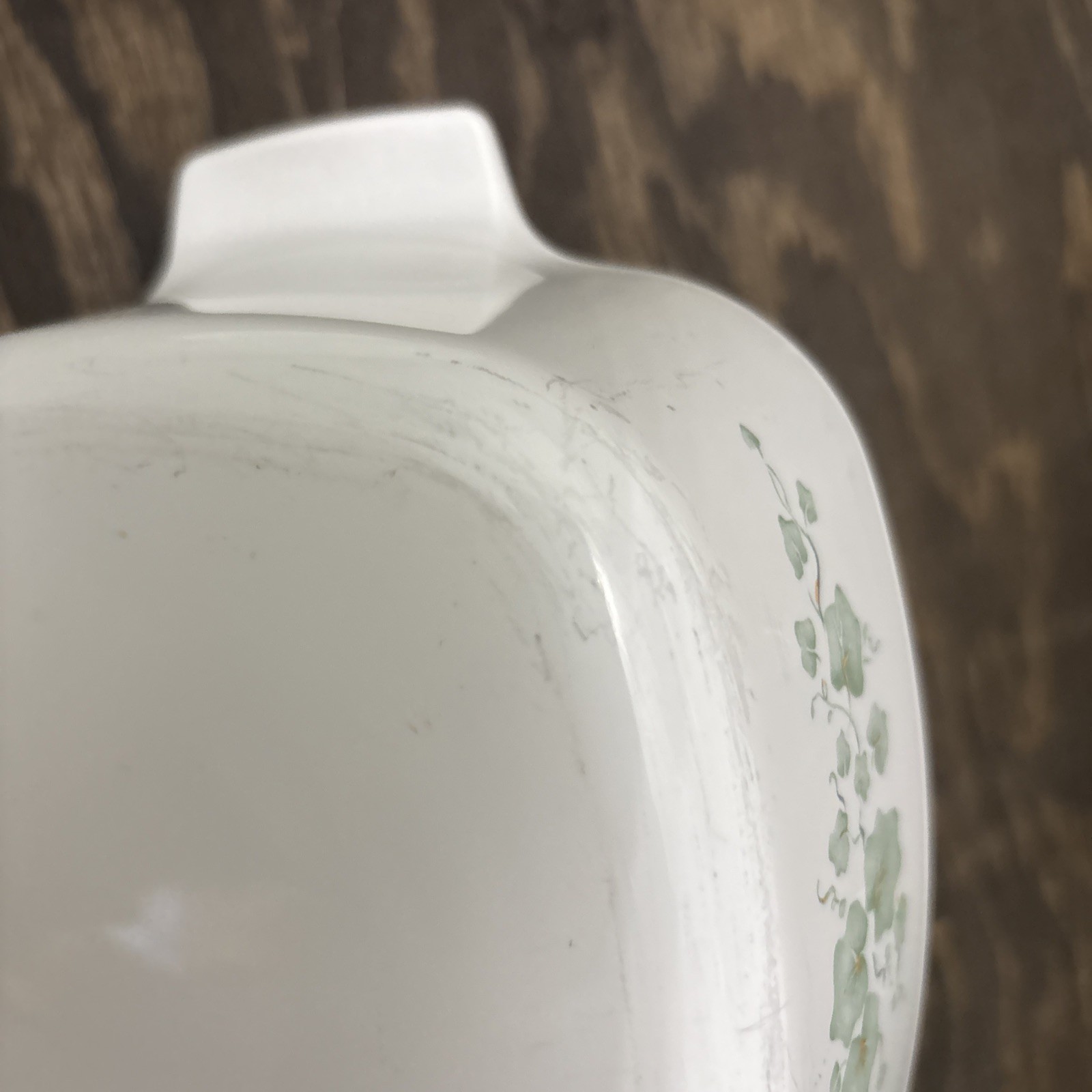 Corning Ware Callaway Ivy Green Casserole Dish Vtg 2 A-2-B And A-1.5-B
