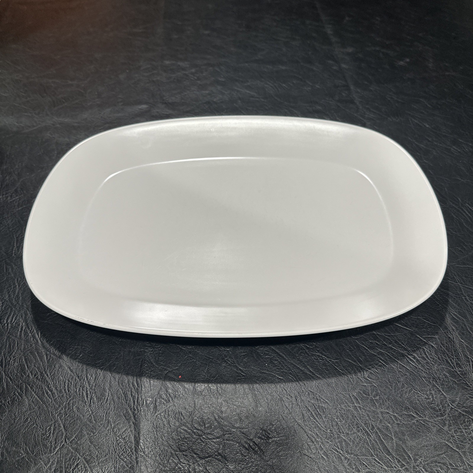 PEARL WHITE Coupe Shape by Noritake Oblong Platter 15.5″ Japan