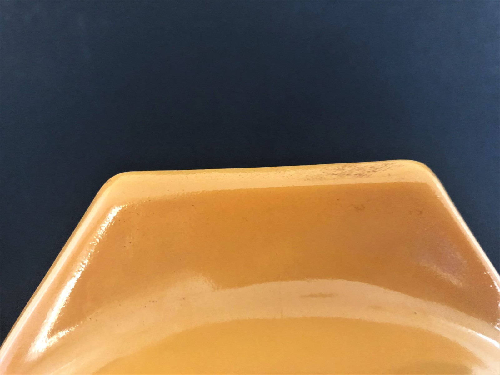 Vintage 1970s Pyrex Butterfly Gold 2-1/2 Qt. Oval Casserole Dish #045 – with Lid