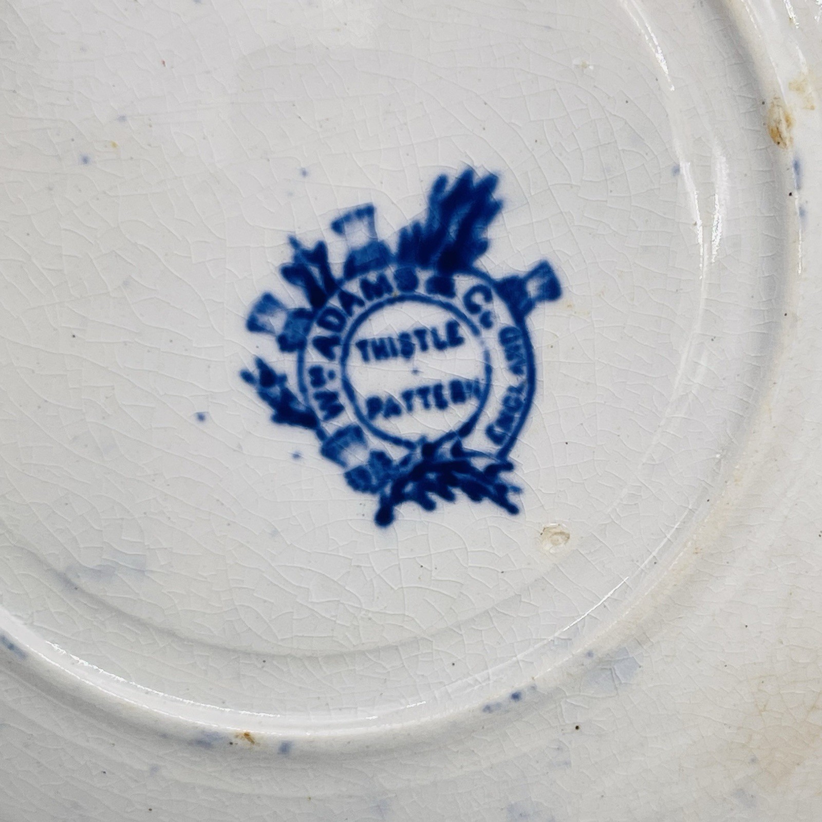 Set of 13 Vtg Atq Blue & White Plates Wall Collage Display Decor Mostly England
