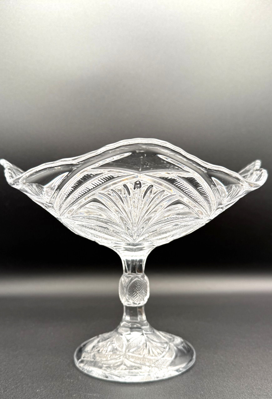 Bryce Higbee “Beautiful Lady” Open Compote Centerpiece 5.25″ EAPG Antique 1905