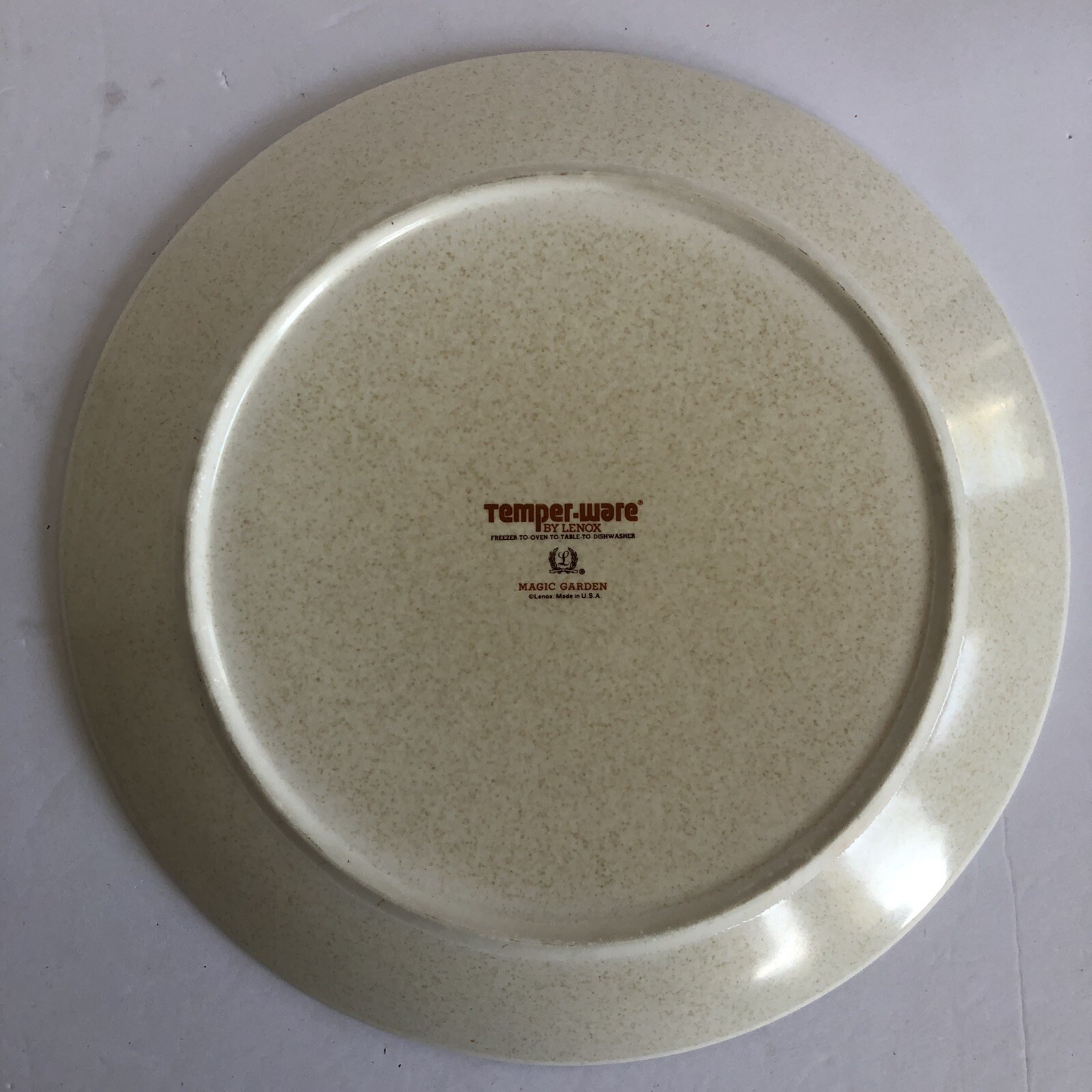 Lenox TemperWare Magic Garden Dinner Plate 10.25″ USA 12 Available Sold Separate