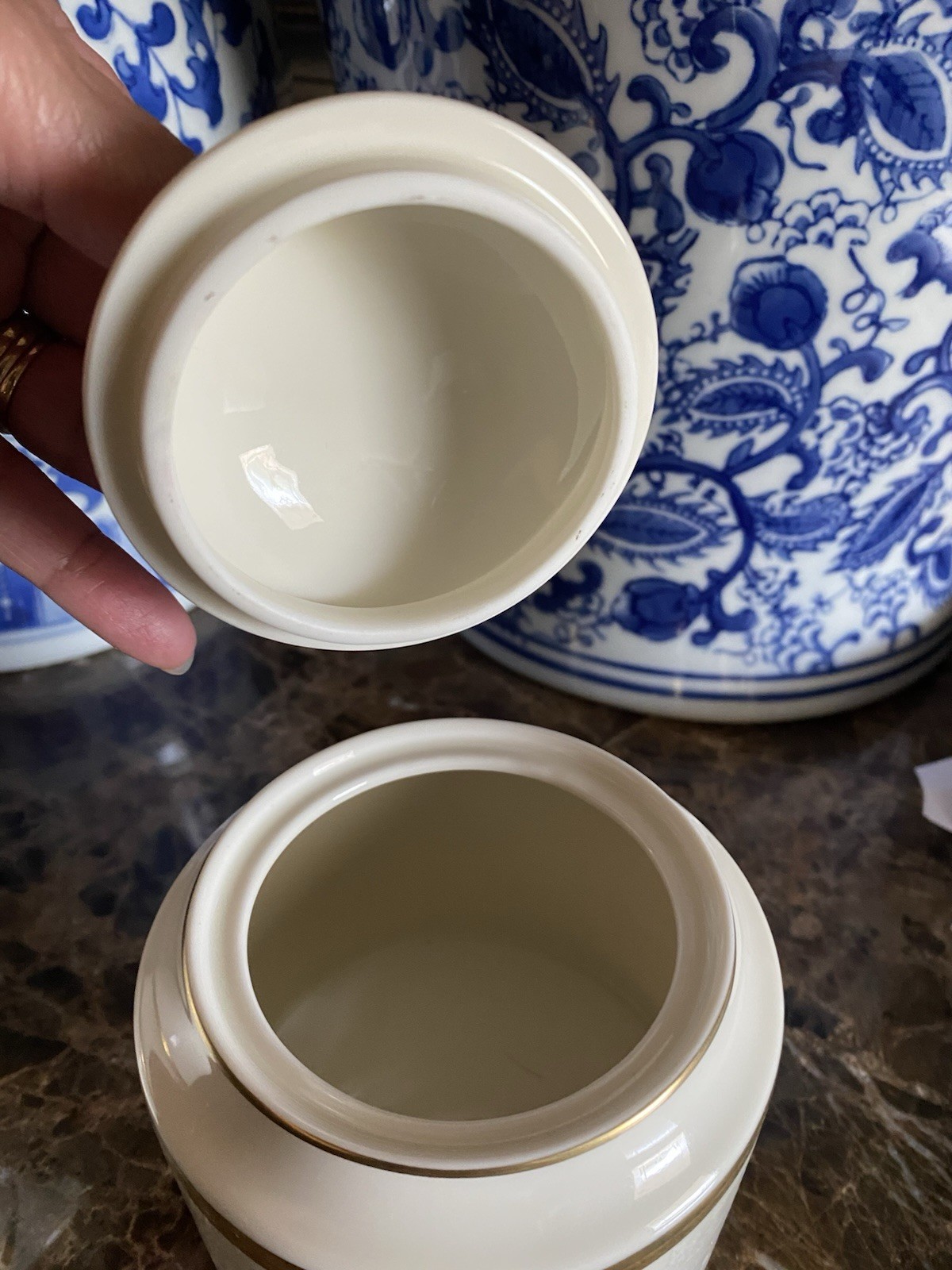 MIKASA ANTIQUE LACE ONE CREAMER & ONE SUGAR BOWL