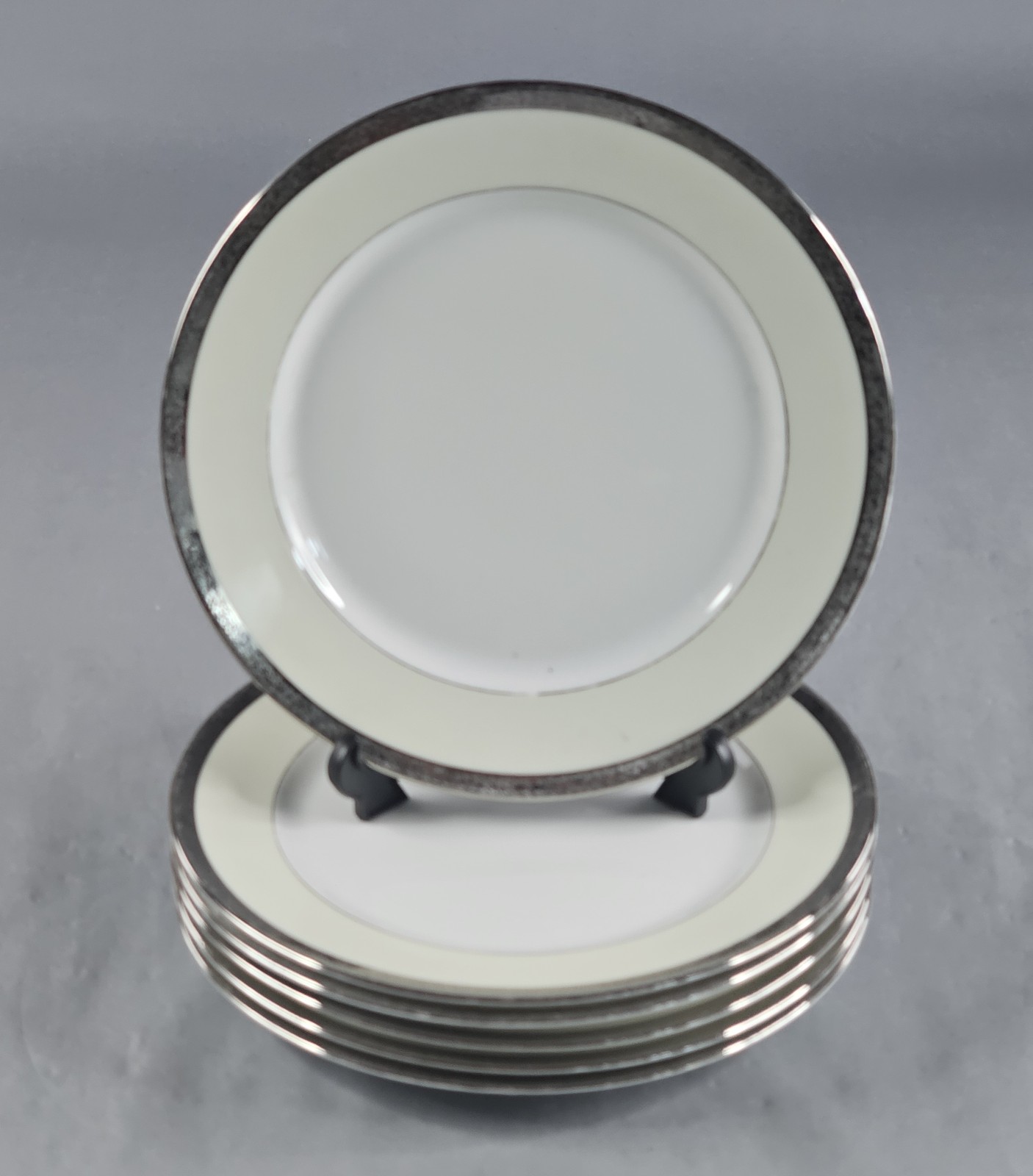 6 Rosenthal Stouffer China Selb Bavaria Dinner Plates Mid Century Modern