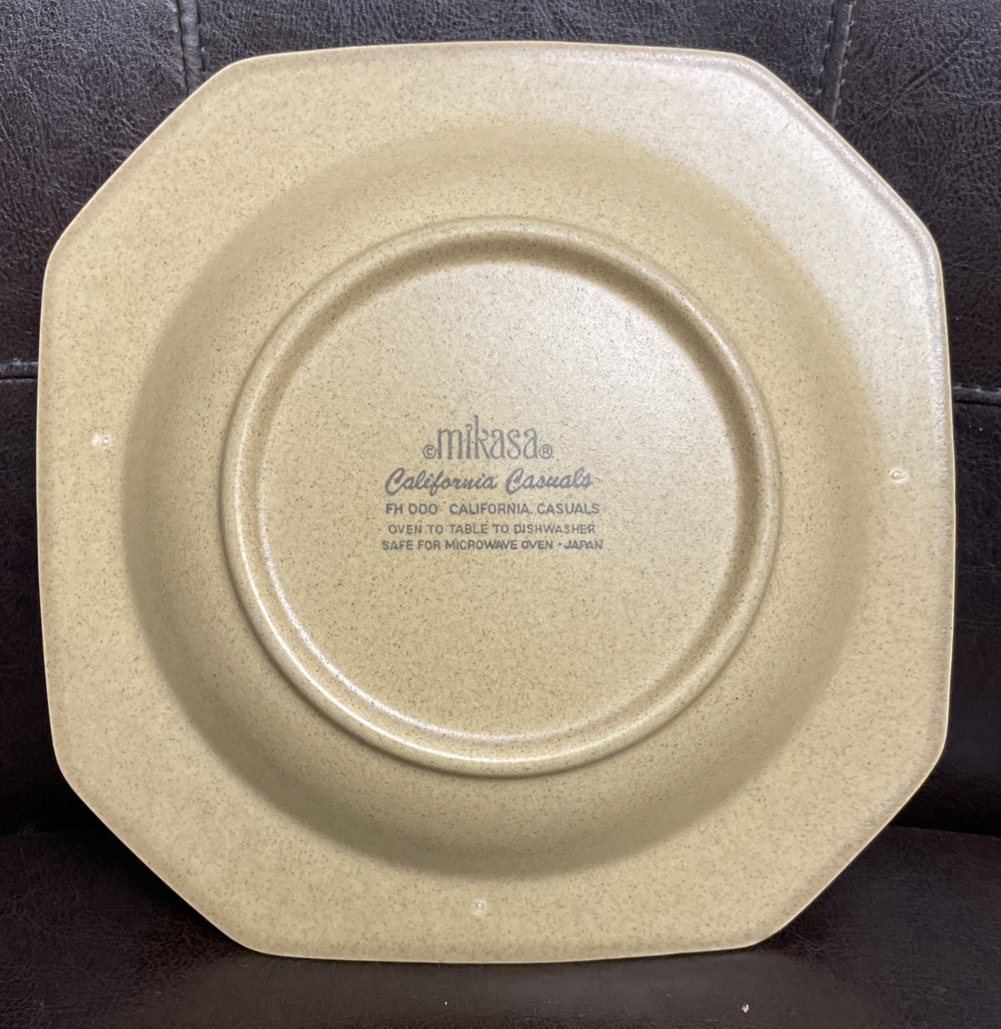 Set of 4 Mikasa CALIFORNIA CASUALS FH 000 Wide Rim Soup/Pasta Bowls 8 1/2” Japan