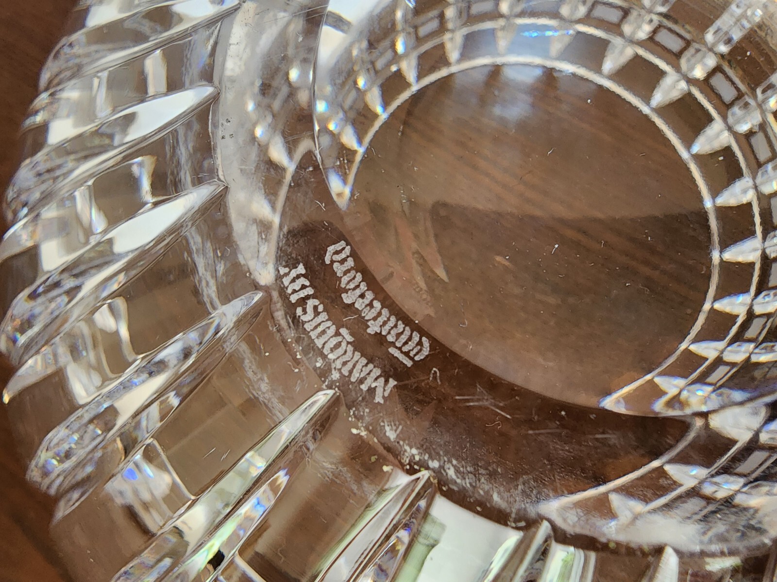 Marquis By Waterford Crystal “Quadrata” 7.5″ Bowl -Heavy- Excellent Condition