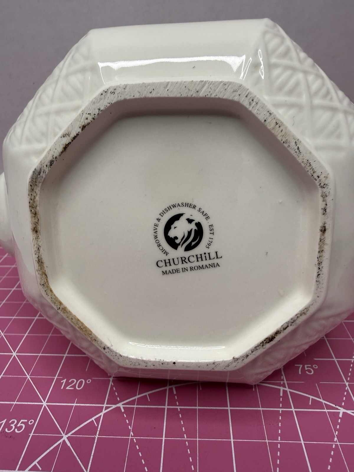 Churchill Teapot Fruit White